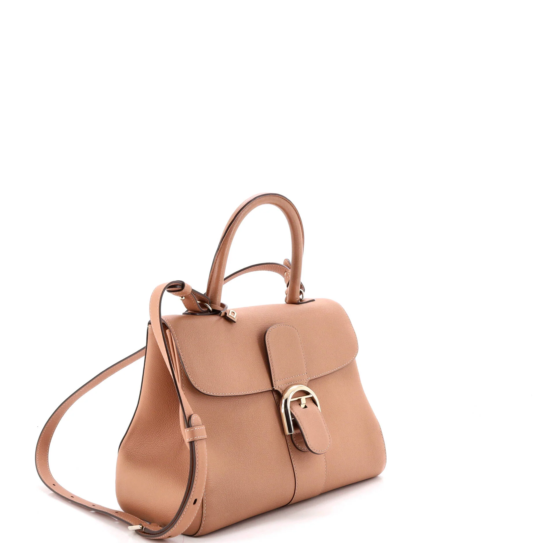 Brillant Top Handle Bag Leather MM - Image 2