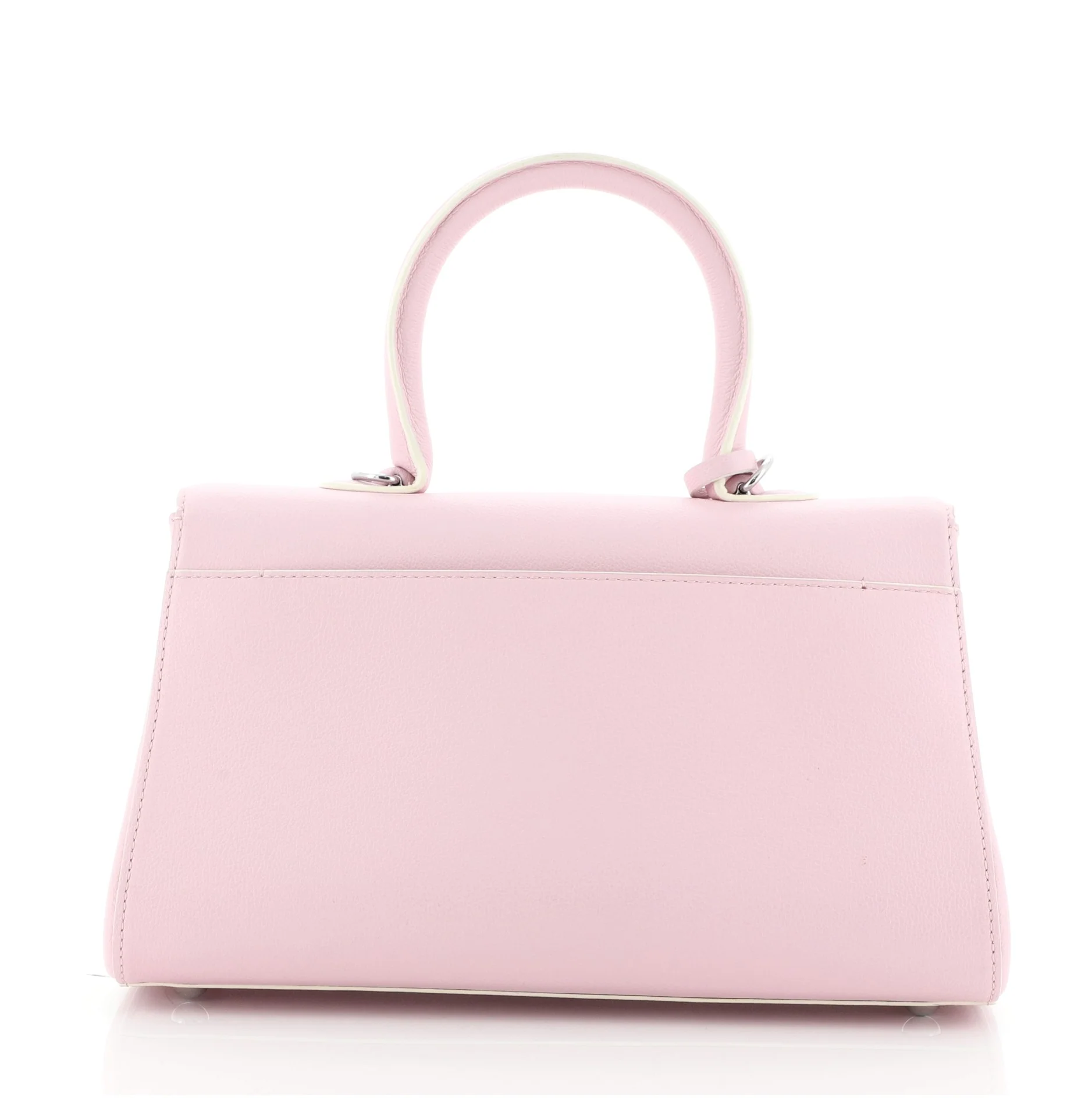 East West Brillant Top Handle Bag Leather Mini - Image 4