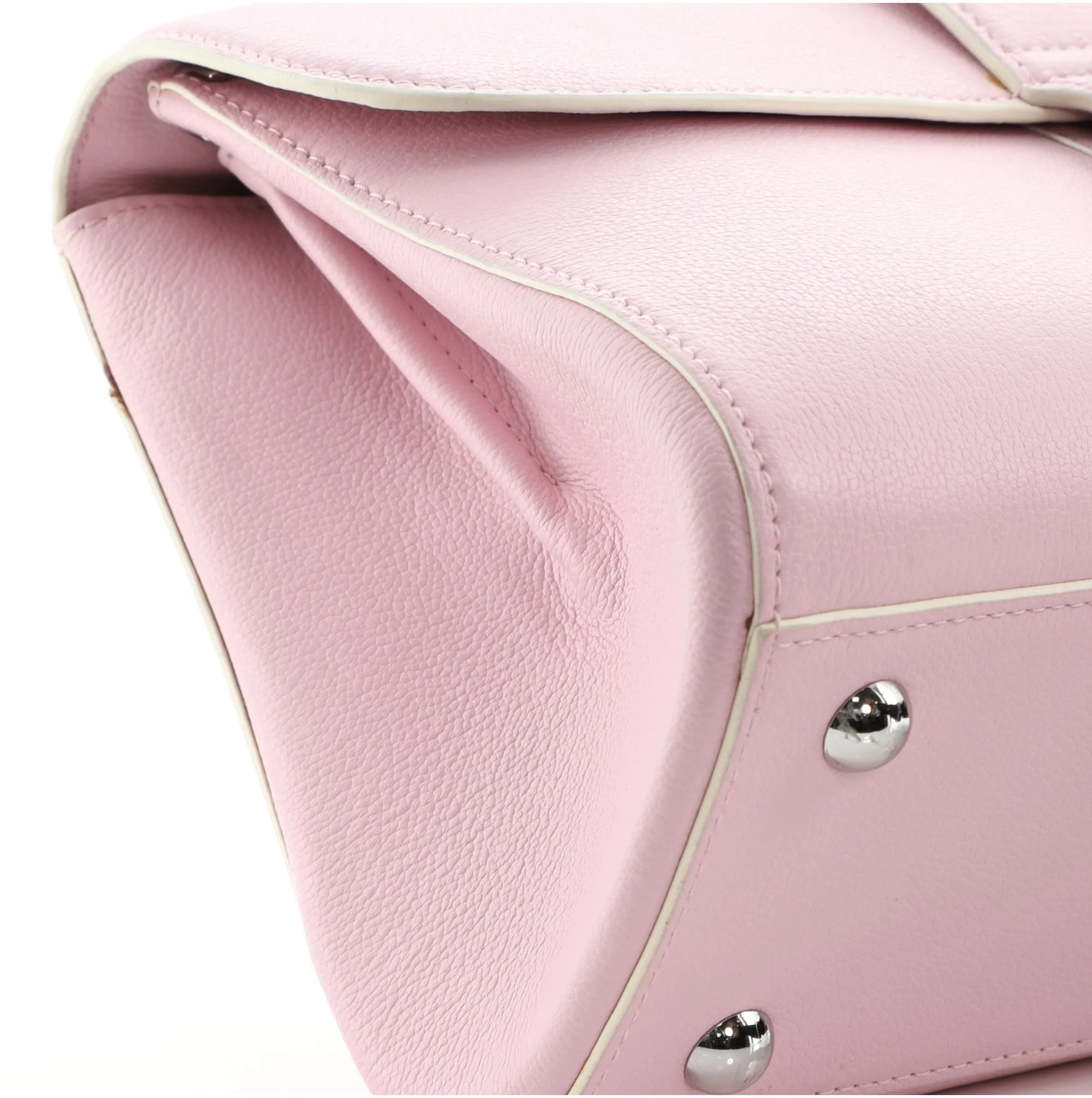 East West Brillant Top Handle Bag Leather Mini - Image 7