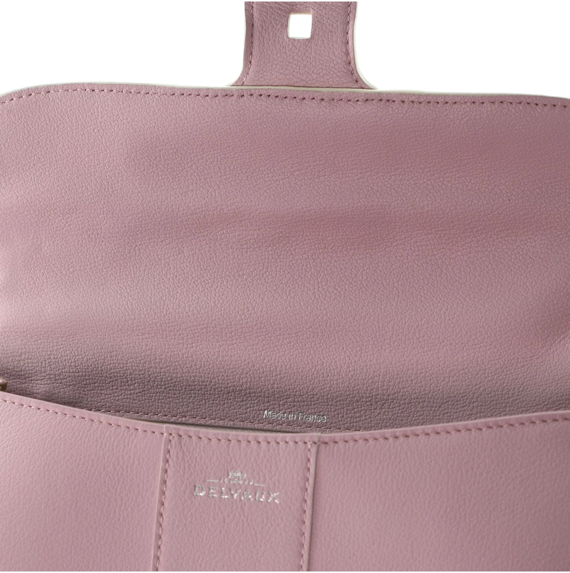 East West Brillant Top Handle Bag Leather Mini - Image 9