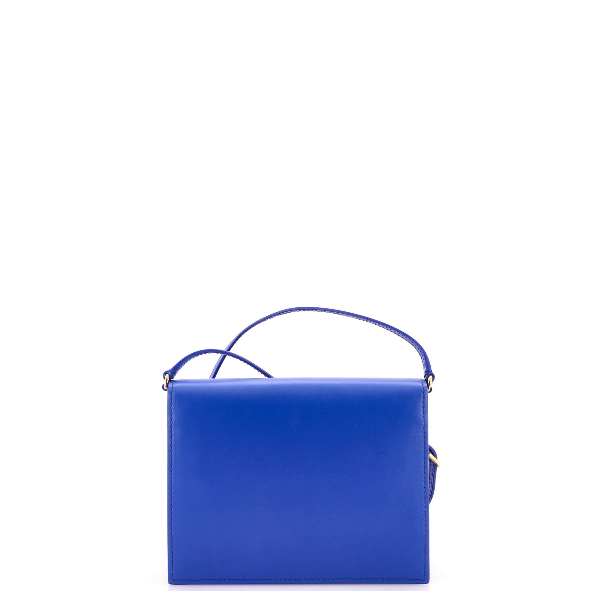 DG Logo Flap Shoulder Bag Leather Small - Image 3