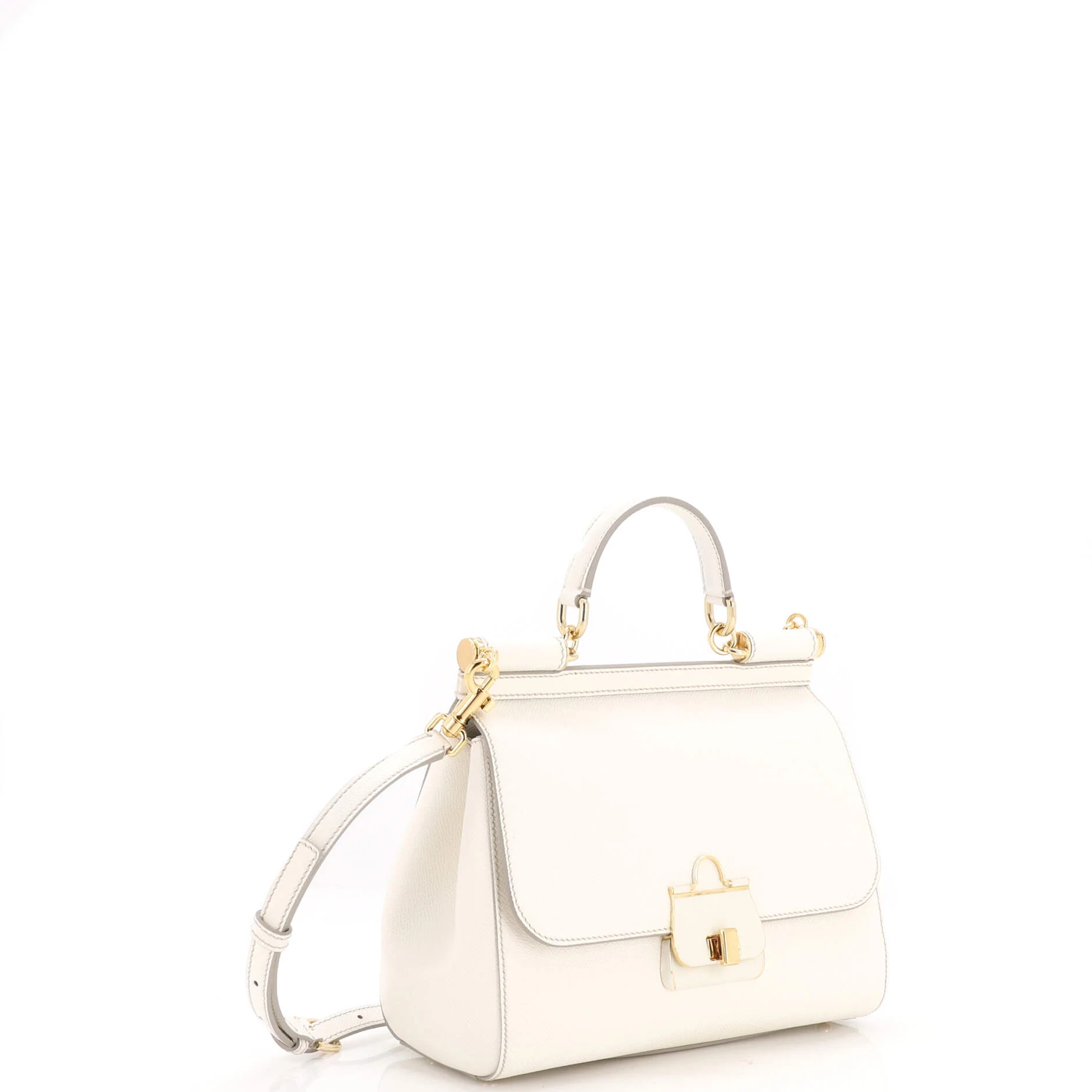 Miss Sicily Bag Leather with Enamel Medium - Image 2