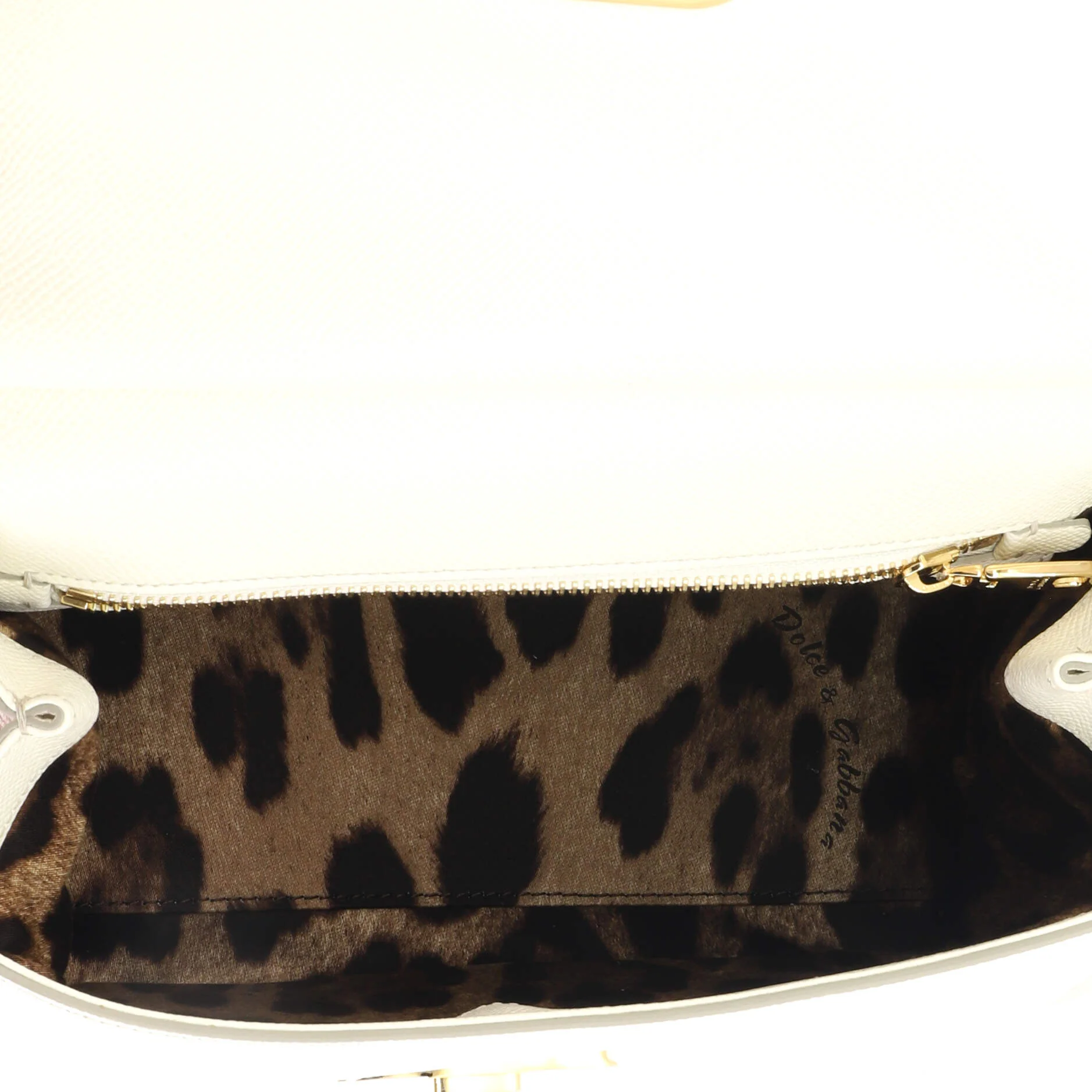 Miss Sicily Bag Leather with Enamel Medium - Image 5