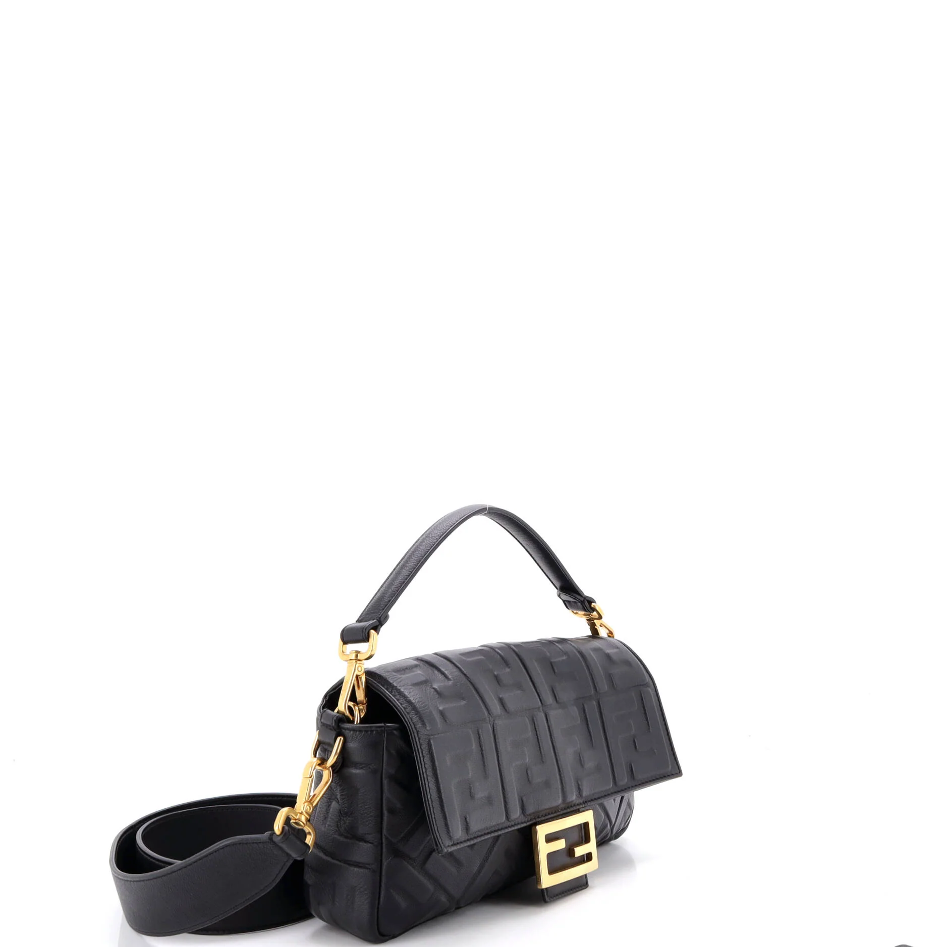 Baguette NM Bag Zucca Embossed Leather Medium - Image 2