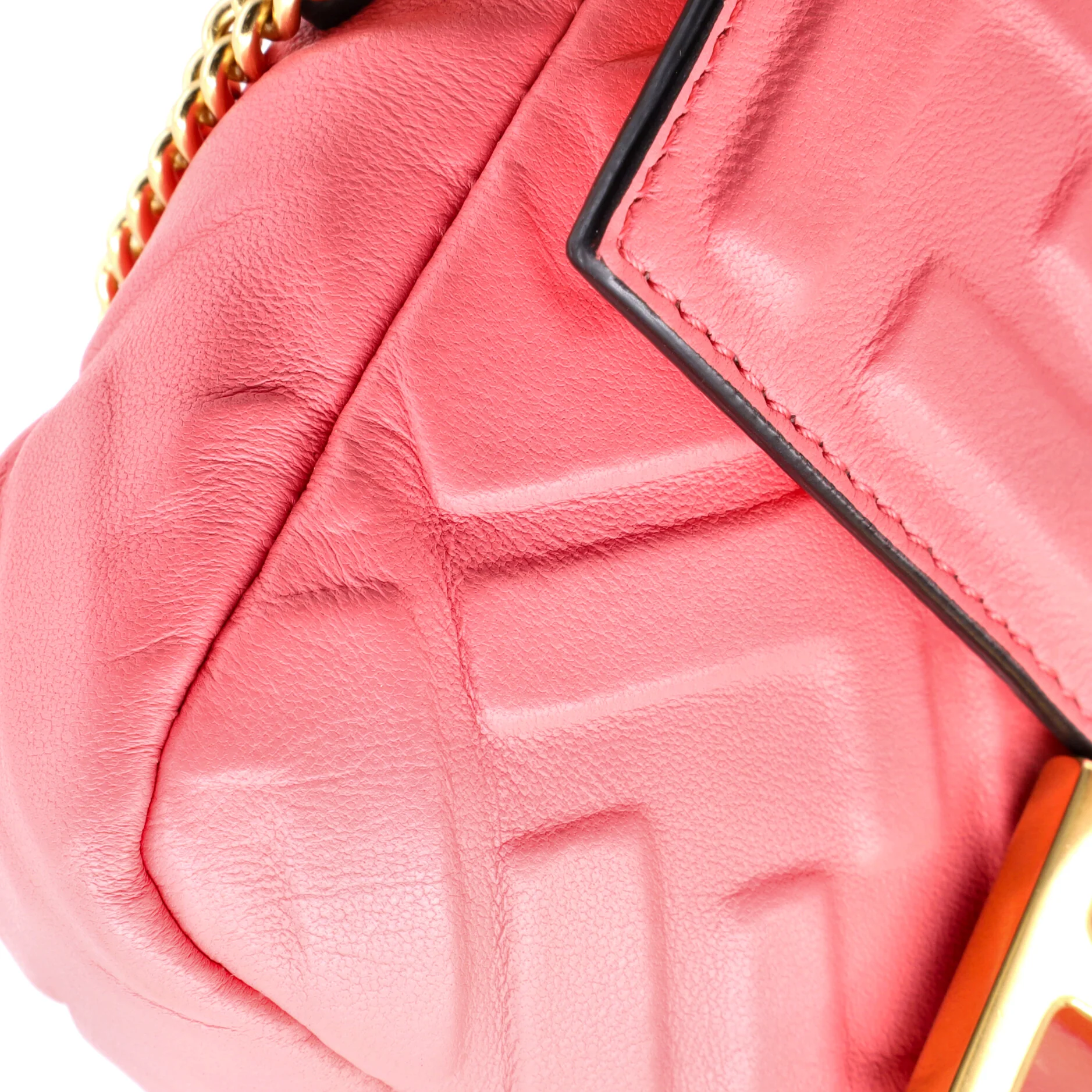 Baguette NM Bag Zucca Embossed Leather Mini - Image 6
