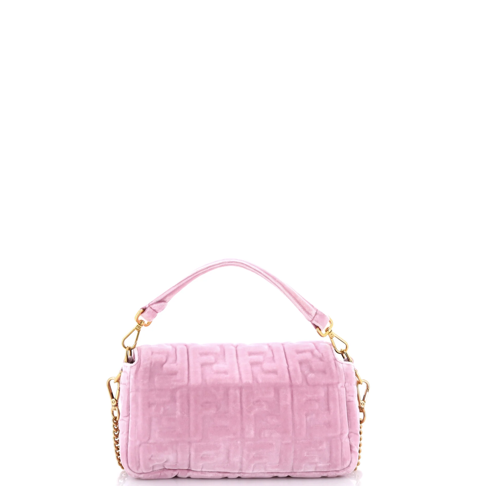 Baguette NM Bag Zucca Embossed Velvet Medium - Image 3