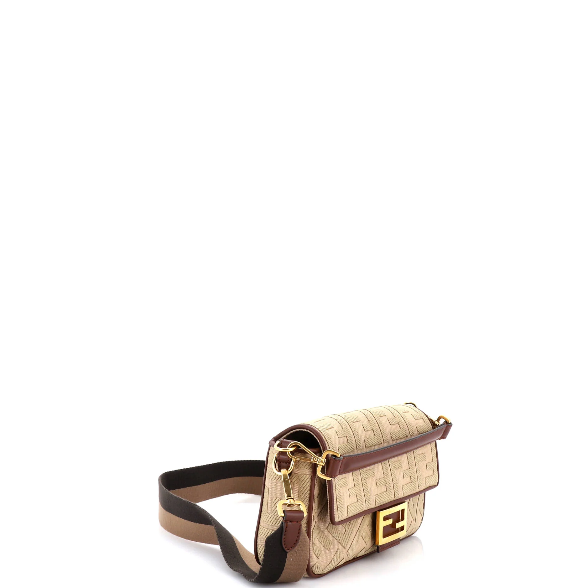 Baguette NM Bag Zucca Embroidered Canvas Medium - Image 2