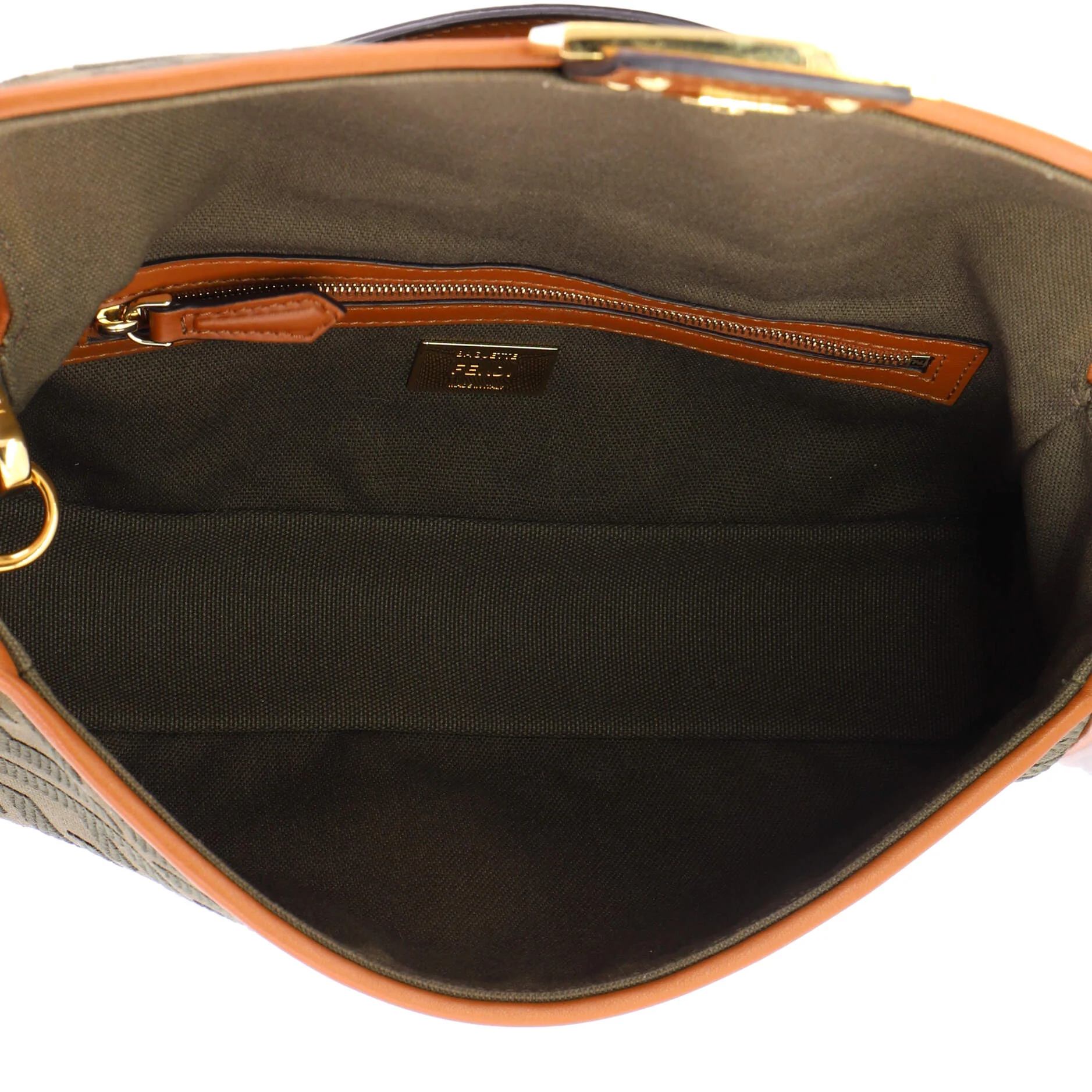 Baguette NM Bag Zucca Embroidered Canvas Medium - Image 5