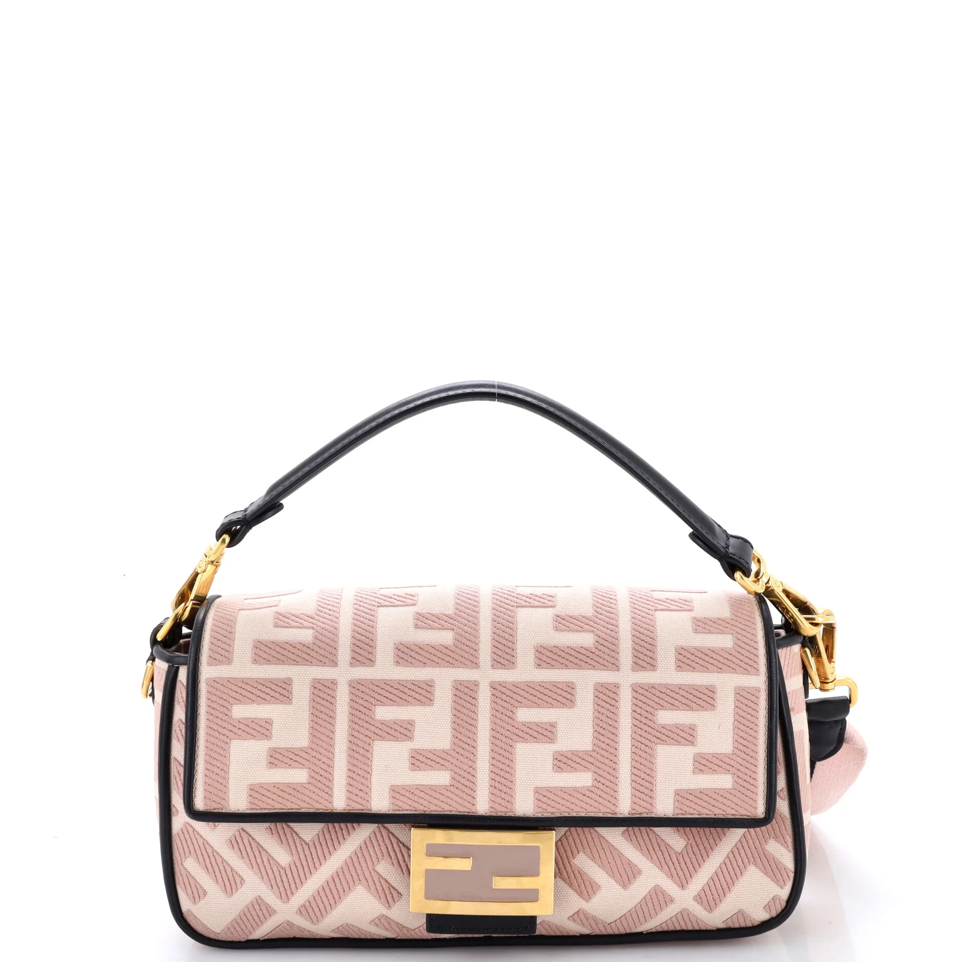 Baguette NM Bag Zucca Embroidered Canvas Medium