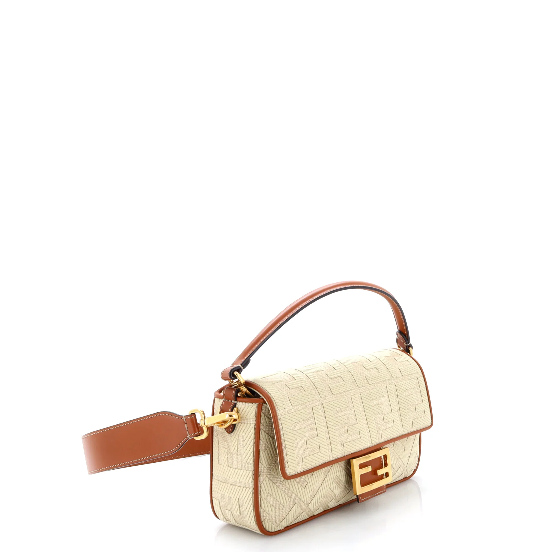 Baguette NM Bag Zucca Embroidered Raffia Medium - Image 2