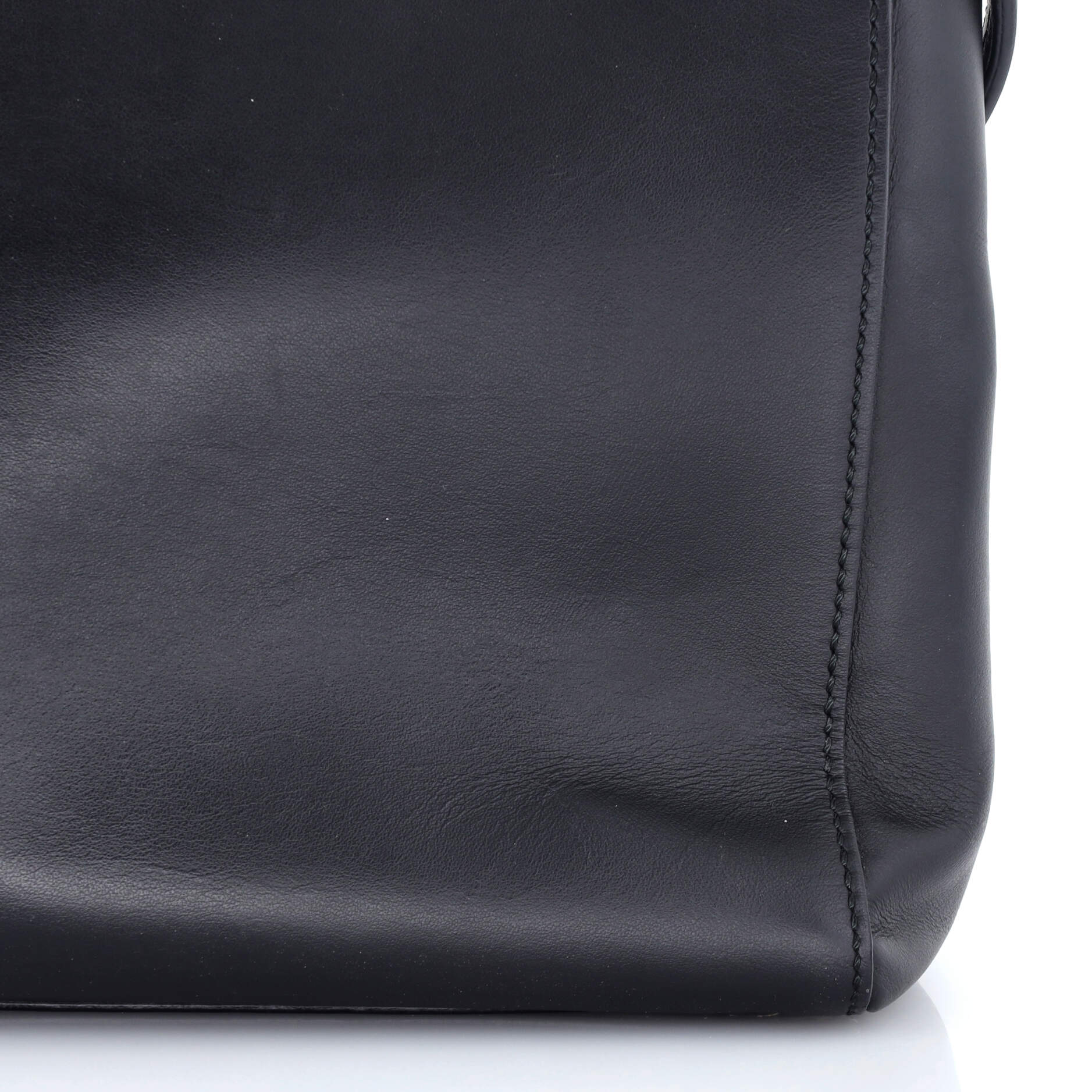 DotCom Convertible Satchel Whipstitch Leather Medium - Image 6