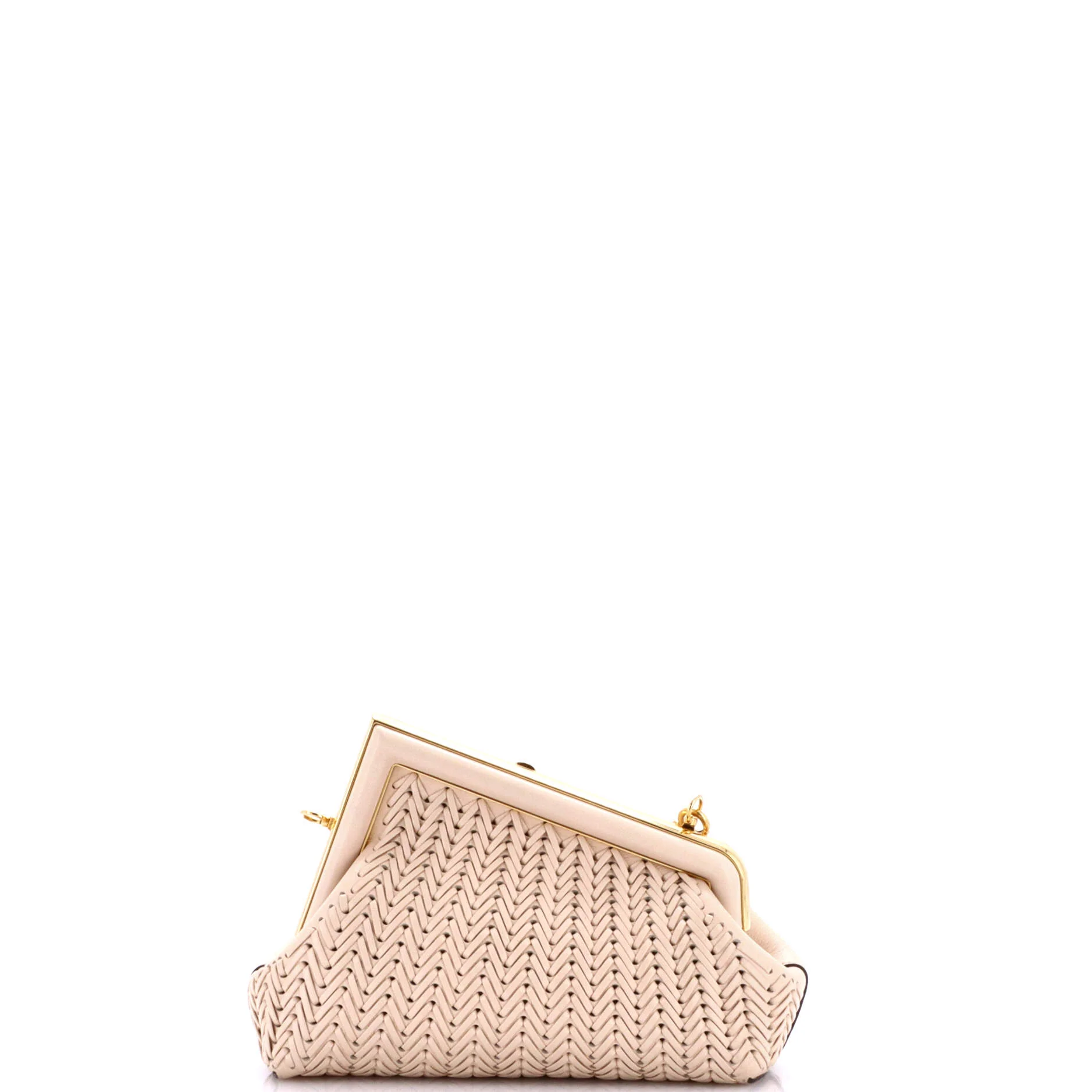 First Bag Woven Leather Small - Image 3
