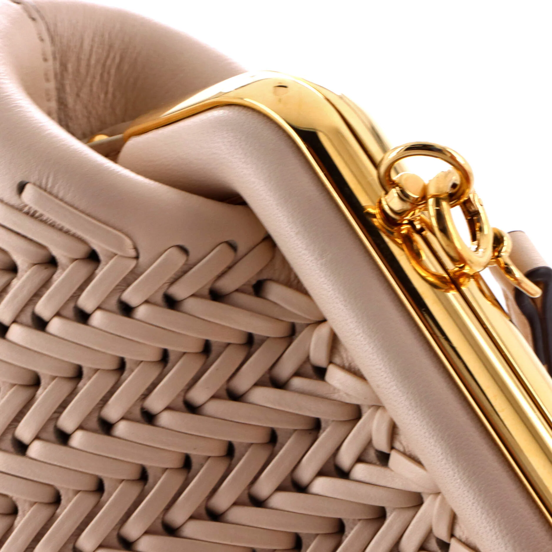 First Bag Woven Leather Small - Image 6