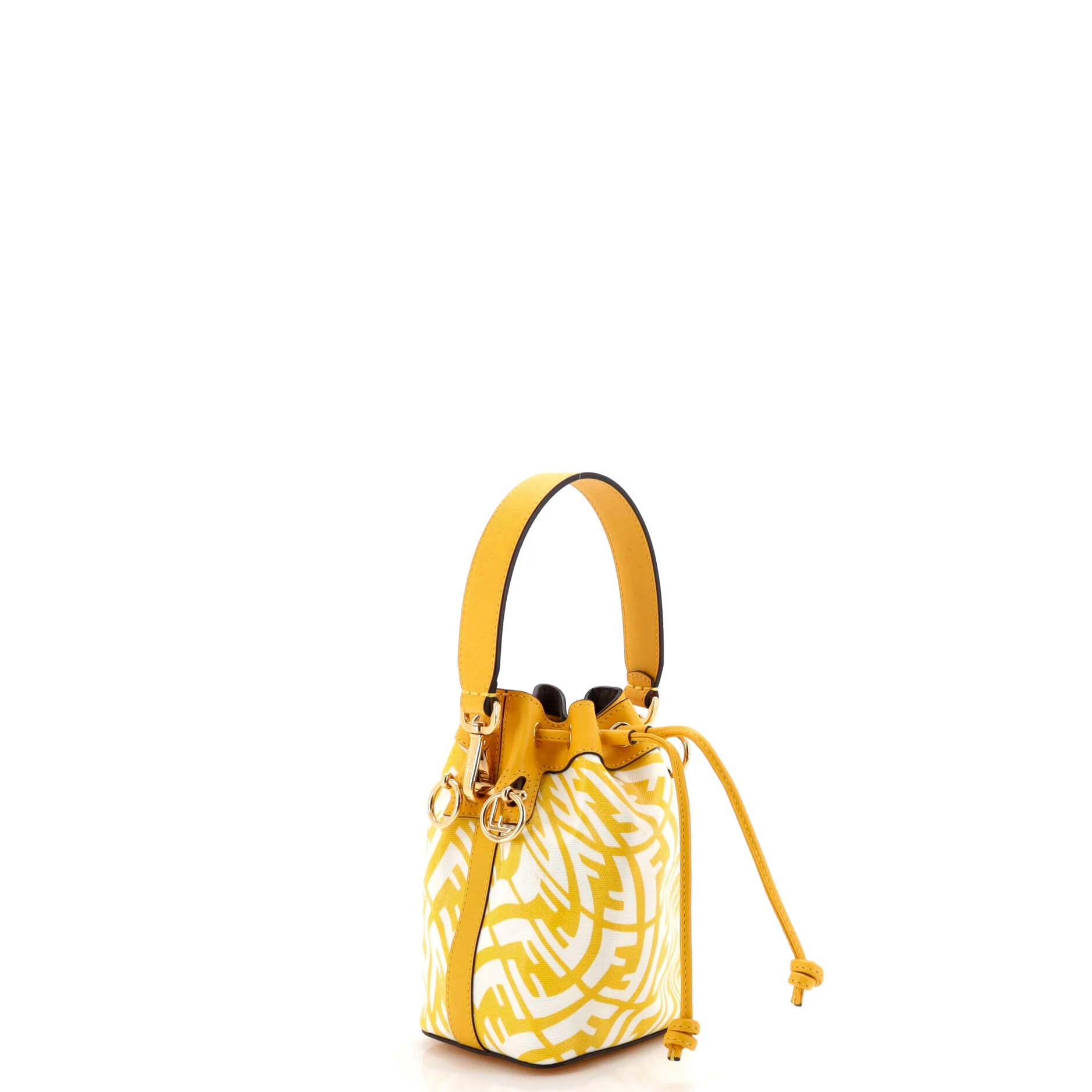 Mon Tresor Bucket Bag Vertigo Zucca Coated Canvas Mini - Image 2