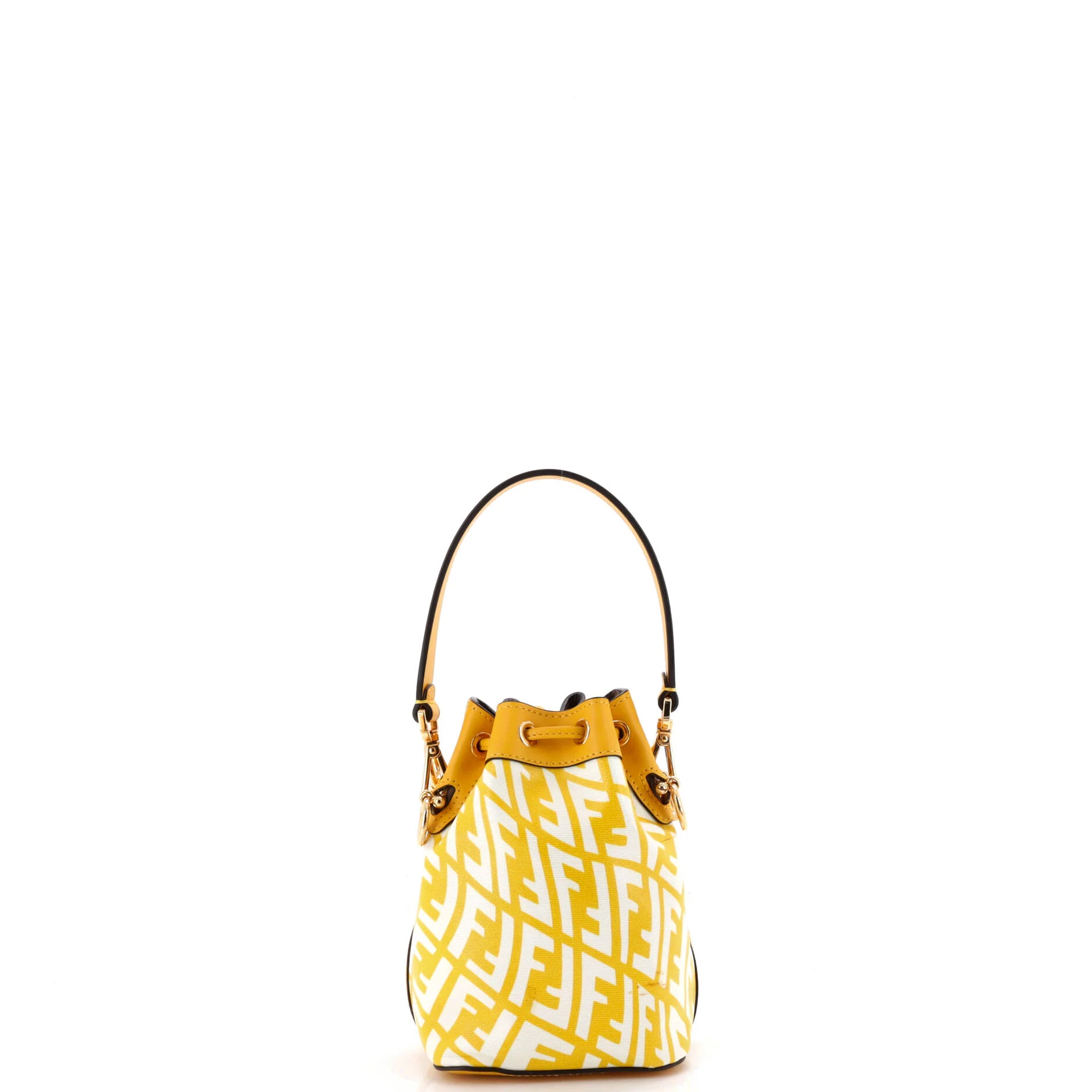 Mon Tresor Bucket Bag Vertigo Zucca Coated Canvas Mini - Image 3