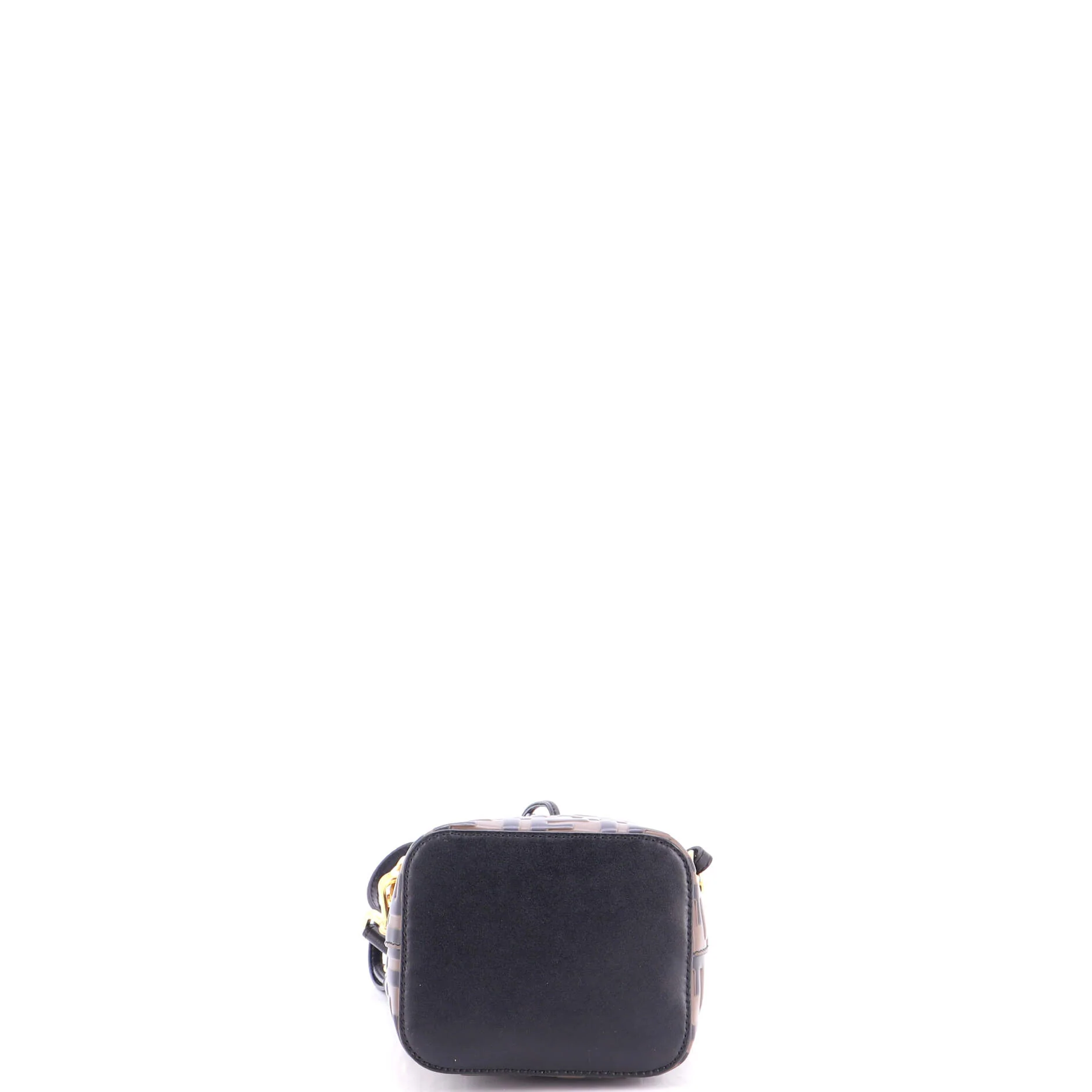 Mon Tresor Bucket Bag Zucca Embossed Leather Mini - Image 4