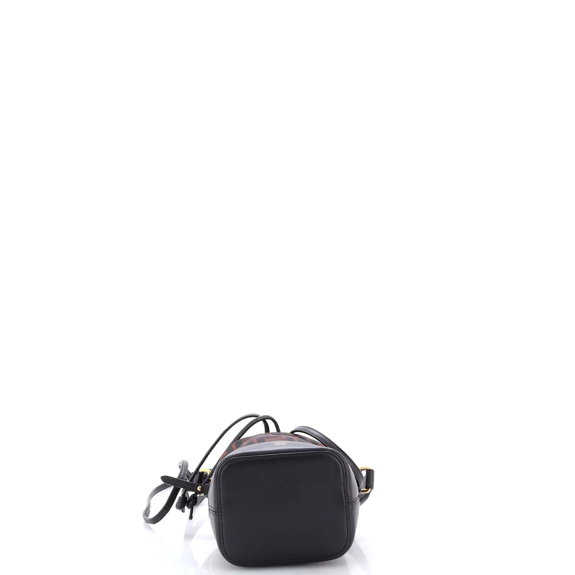 Mon Tresor Bucket Bag Zucca Mesh with Leather Mini - Image 4