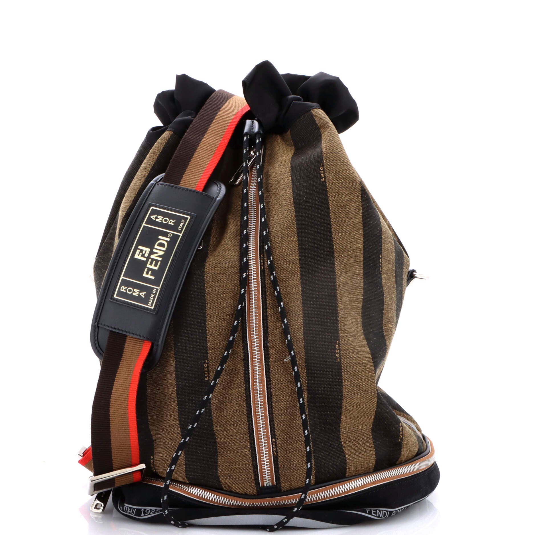 Mon Tresor Holdall Bucket Bag Pequin Canvas Large
