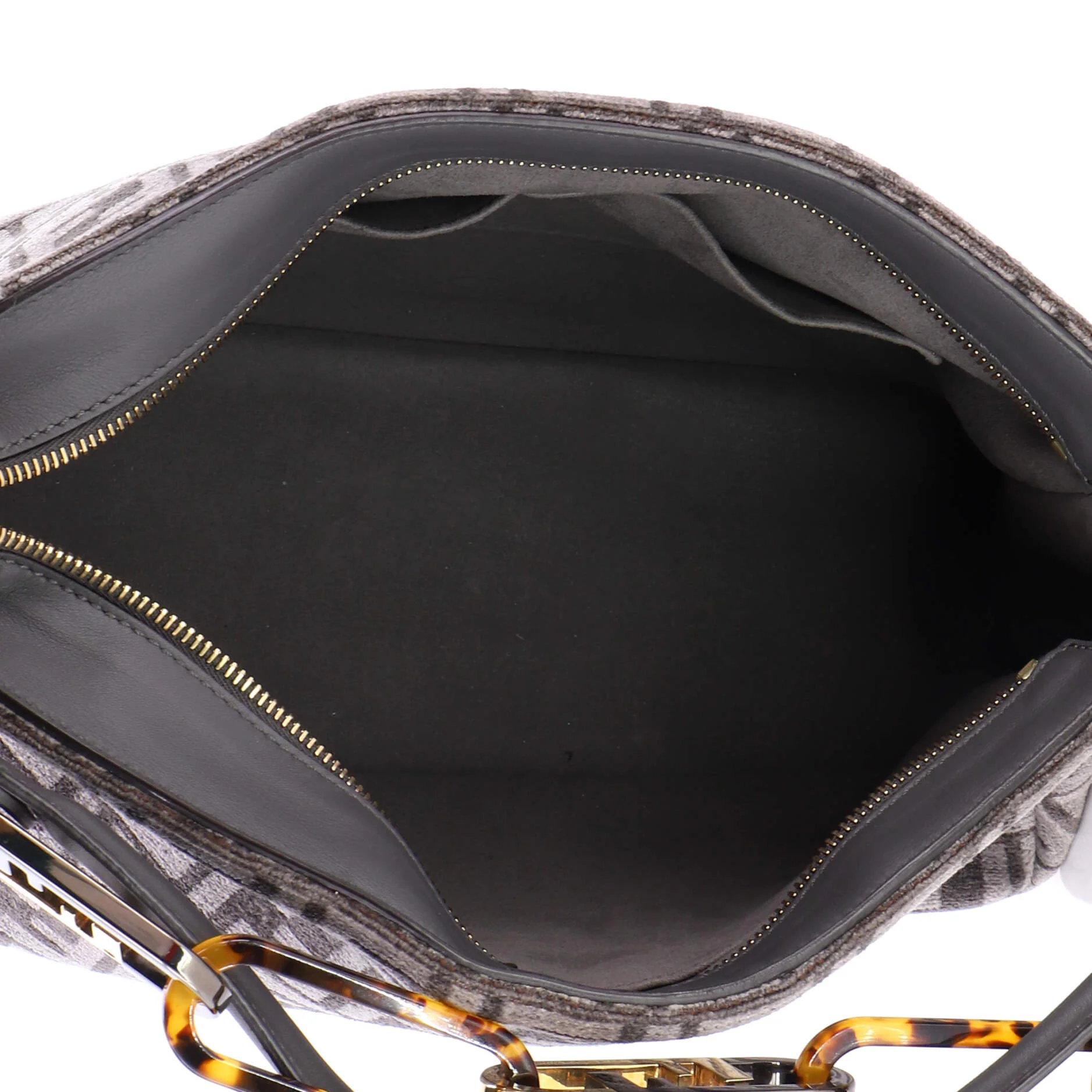 O'Lock Zip Shoulder Bag Zucca Chenille - Image 5