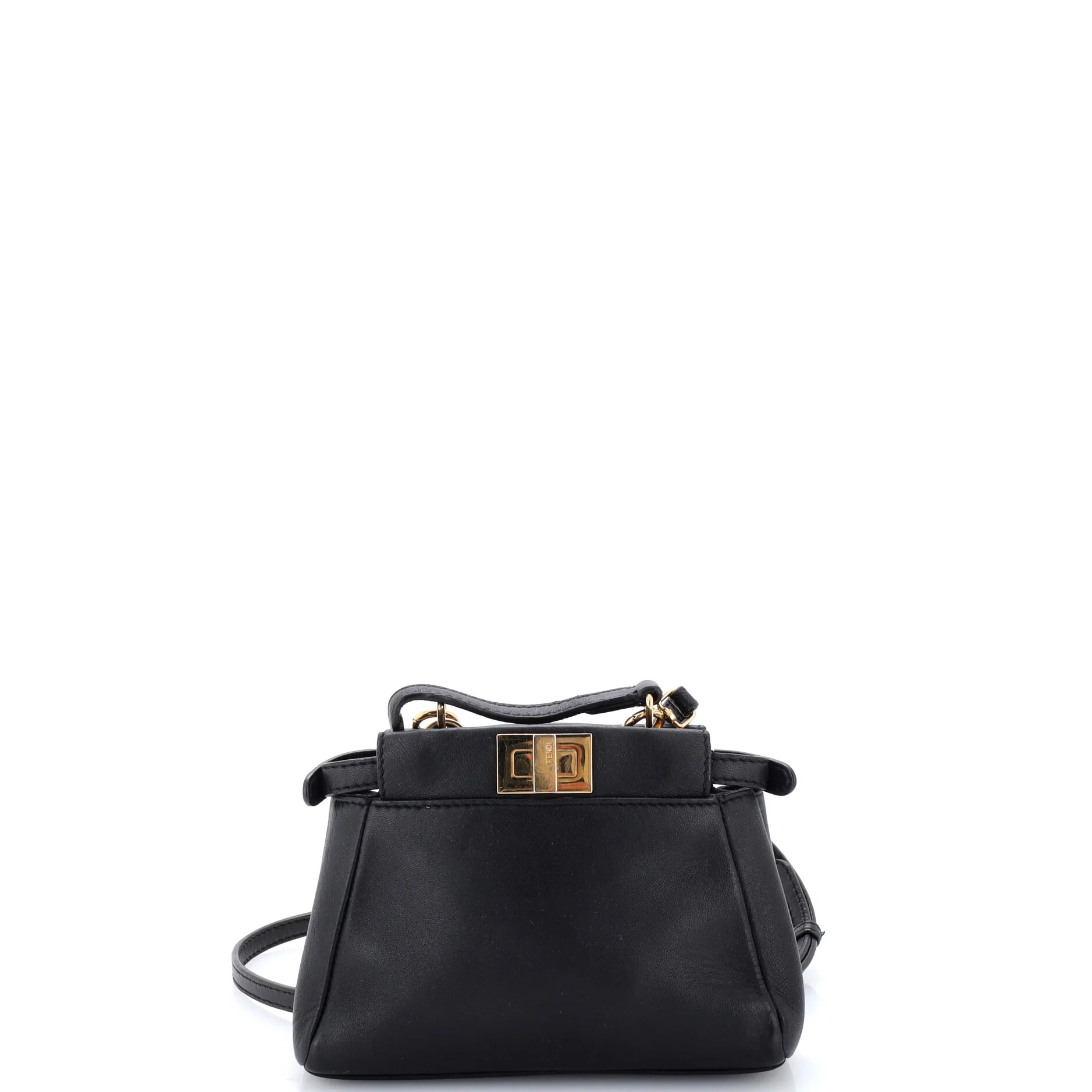 Peekaboo Bag Leather Micro
