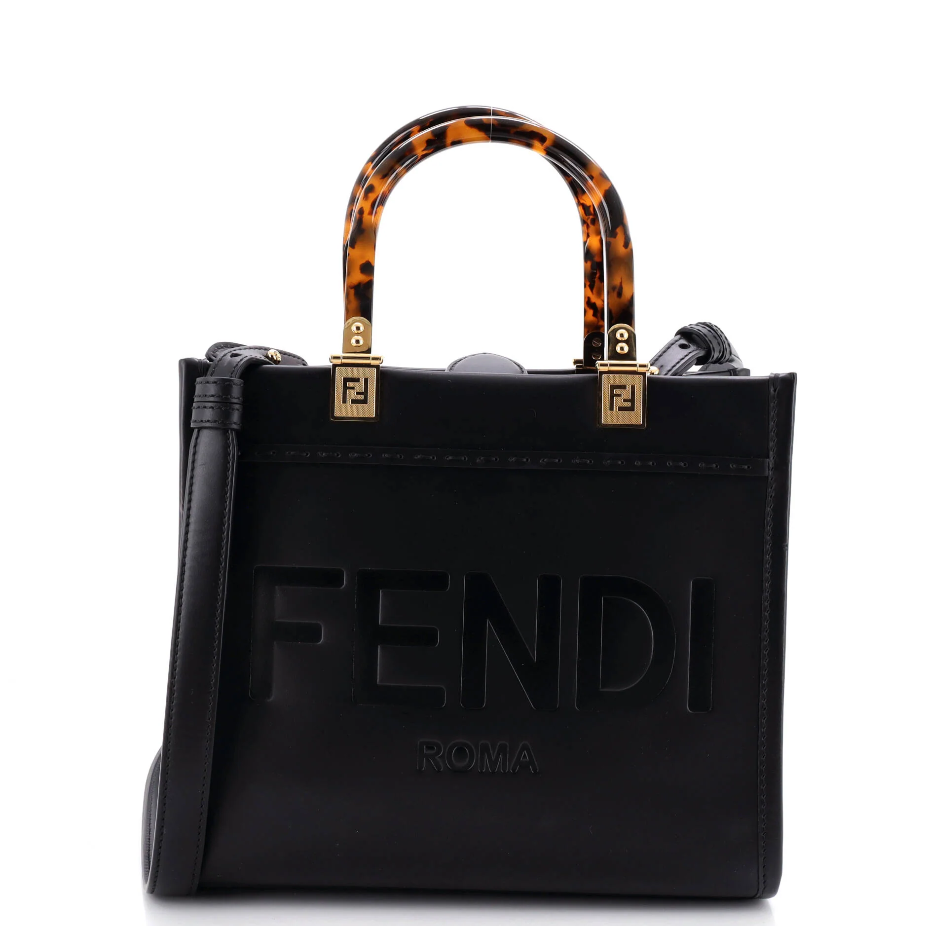 Sunshine Shopper Tote Leather Small
