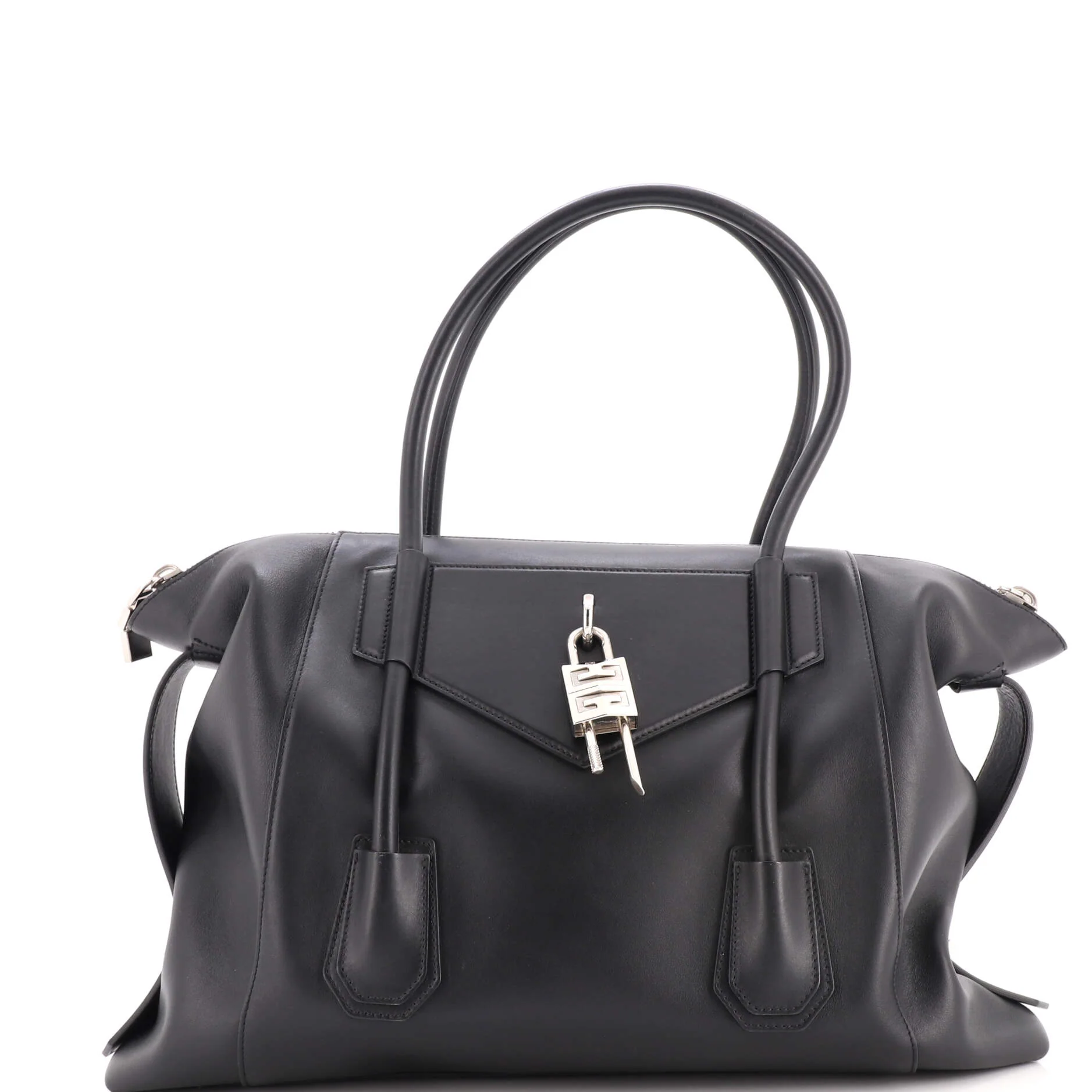 Antigona Soft Lock Bag Leather Medium