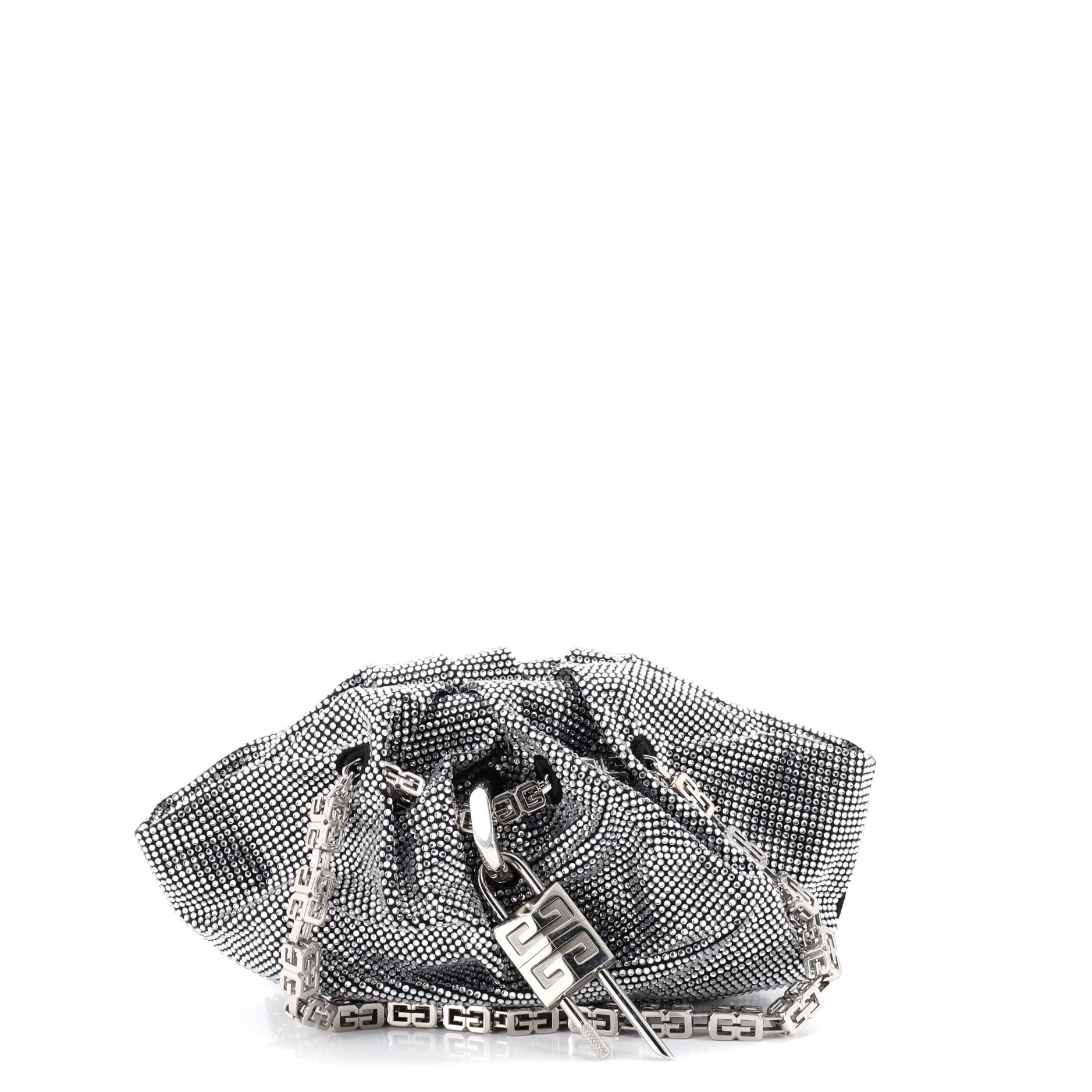 Kenny Shoulder Bag Crystal Embellished Satin Mini