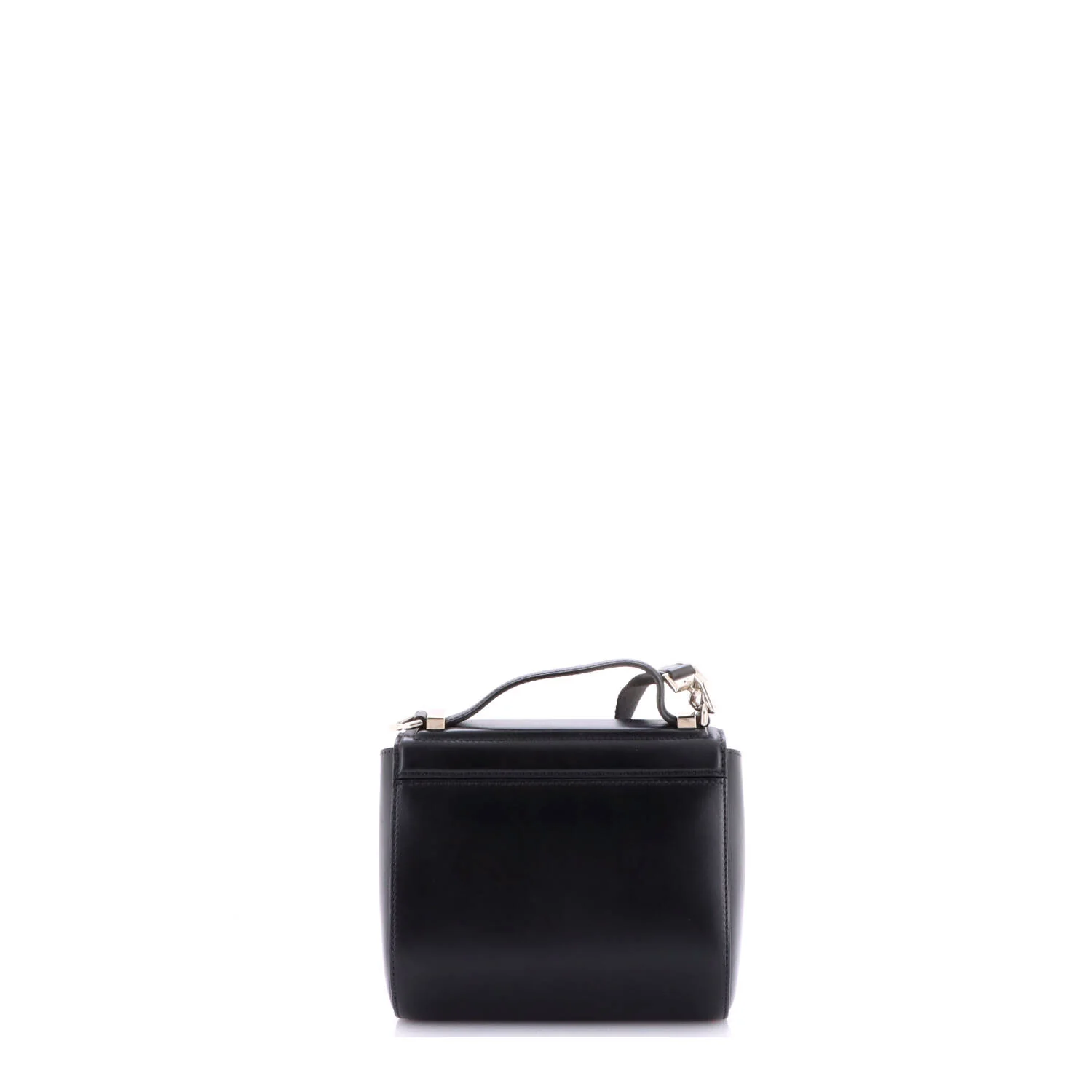 Logo Strap Pandora Box Bag Leather Mini - Image 3