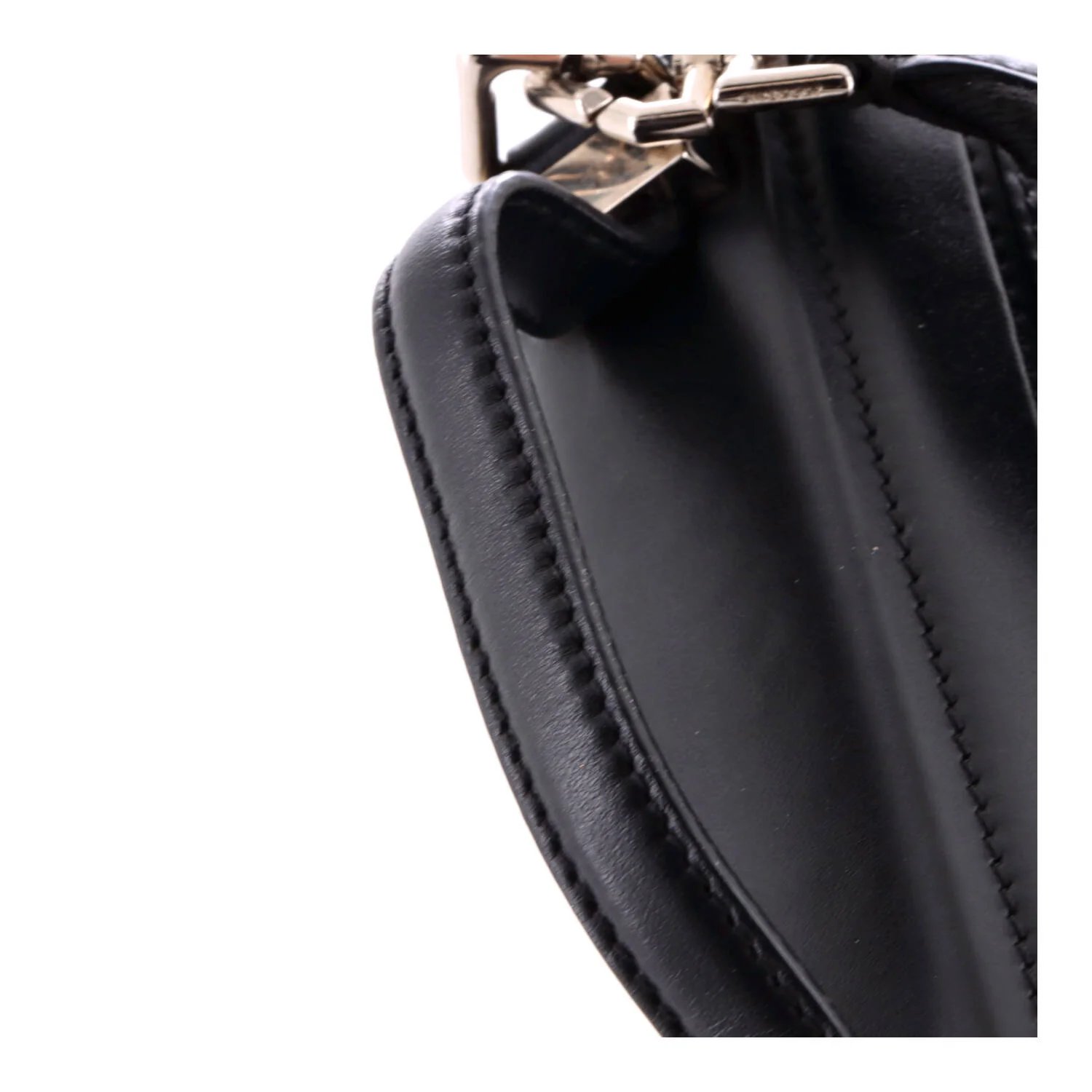 Logo Strap Pandora Box Bag Leather Mini - Image 6