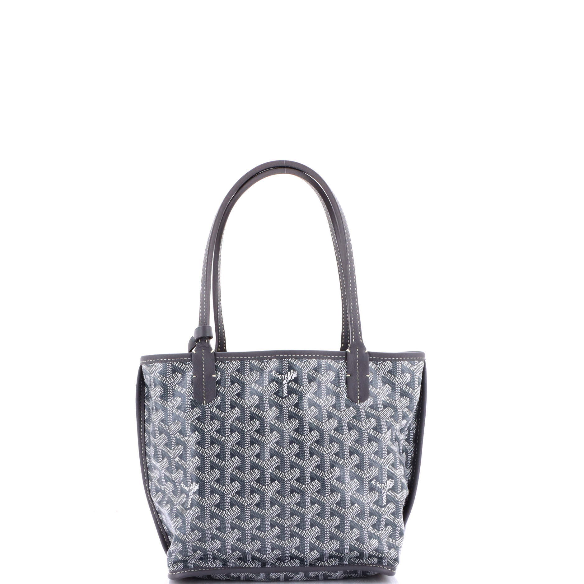 Anjou Reversible Tote Coated Canvas Mini - Image 4