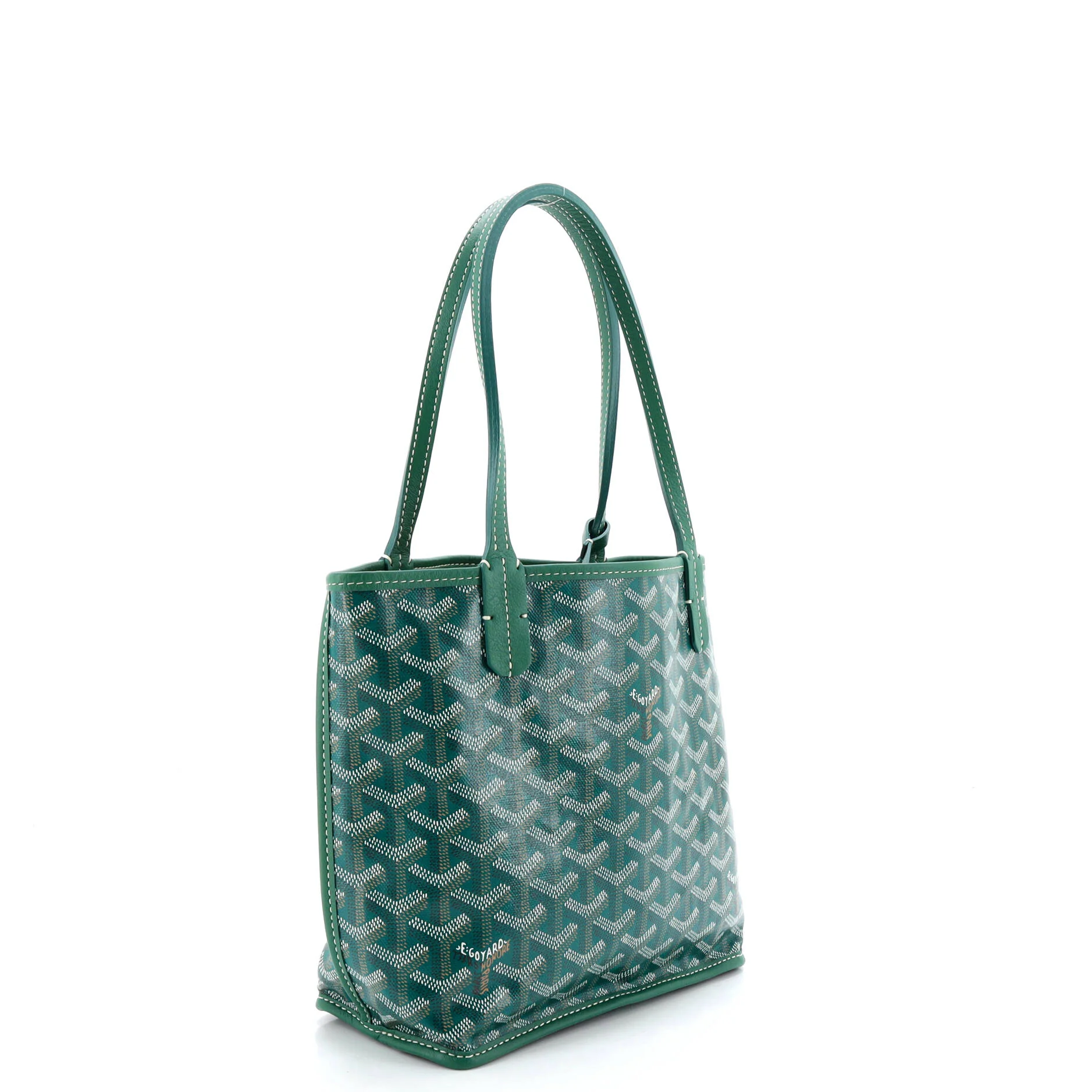Anjou Reversible Tote Coated Canvas Mini - Image 3