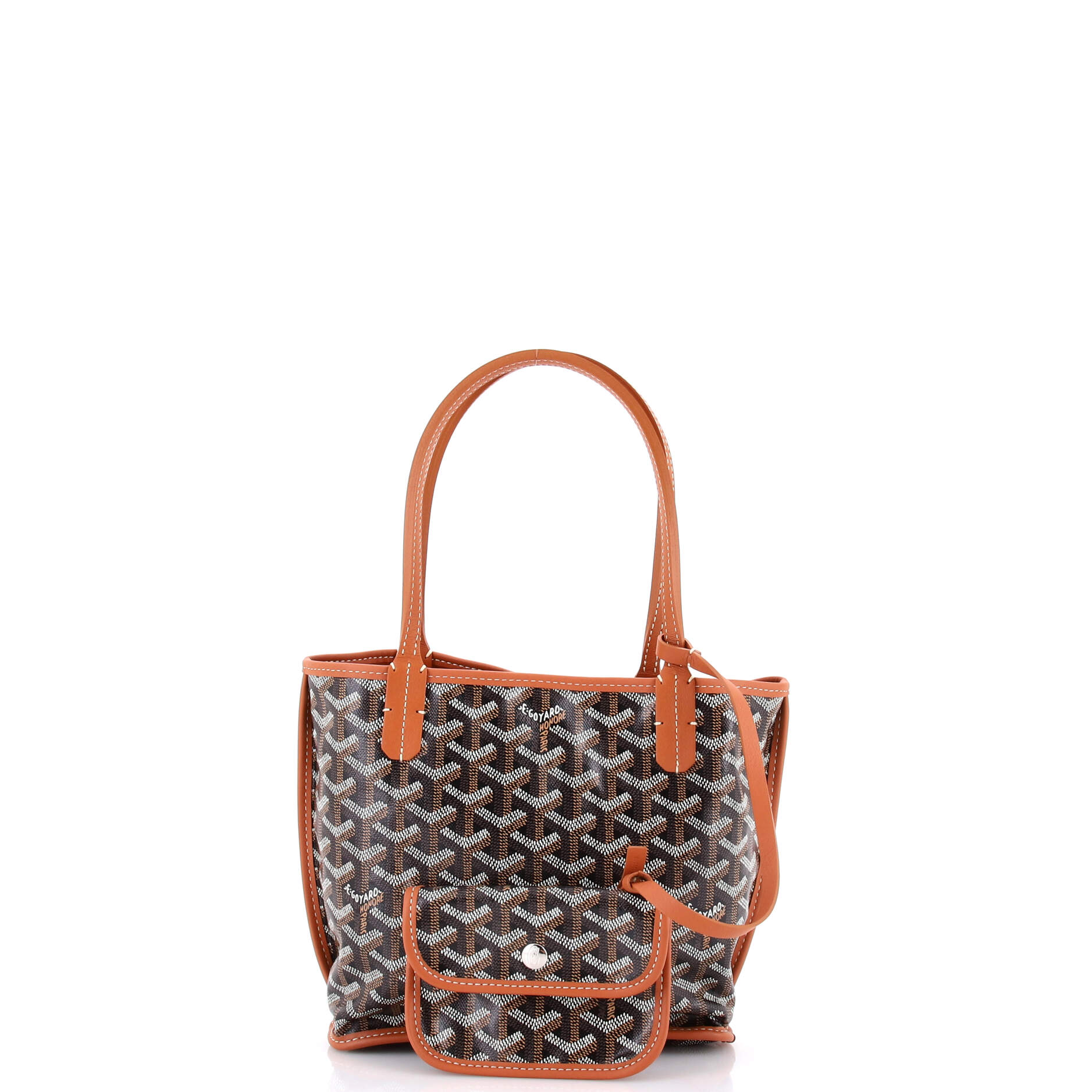 Anjou Reversible Tote Coated Canvas Mini - Image 2