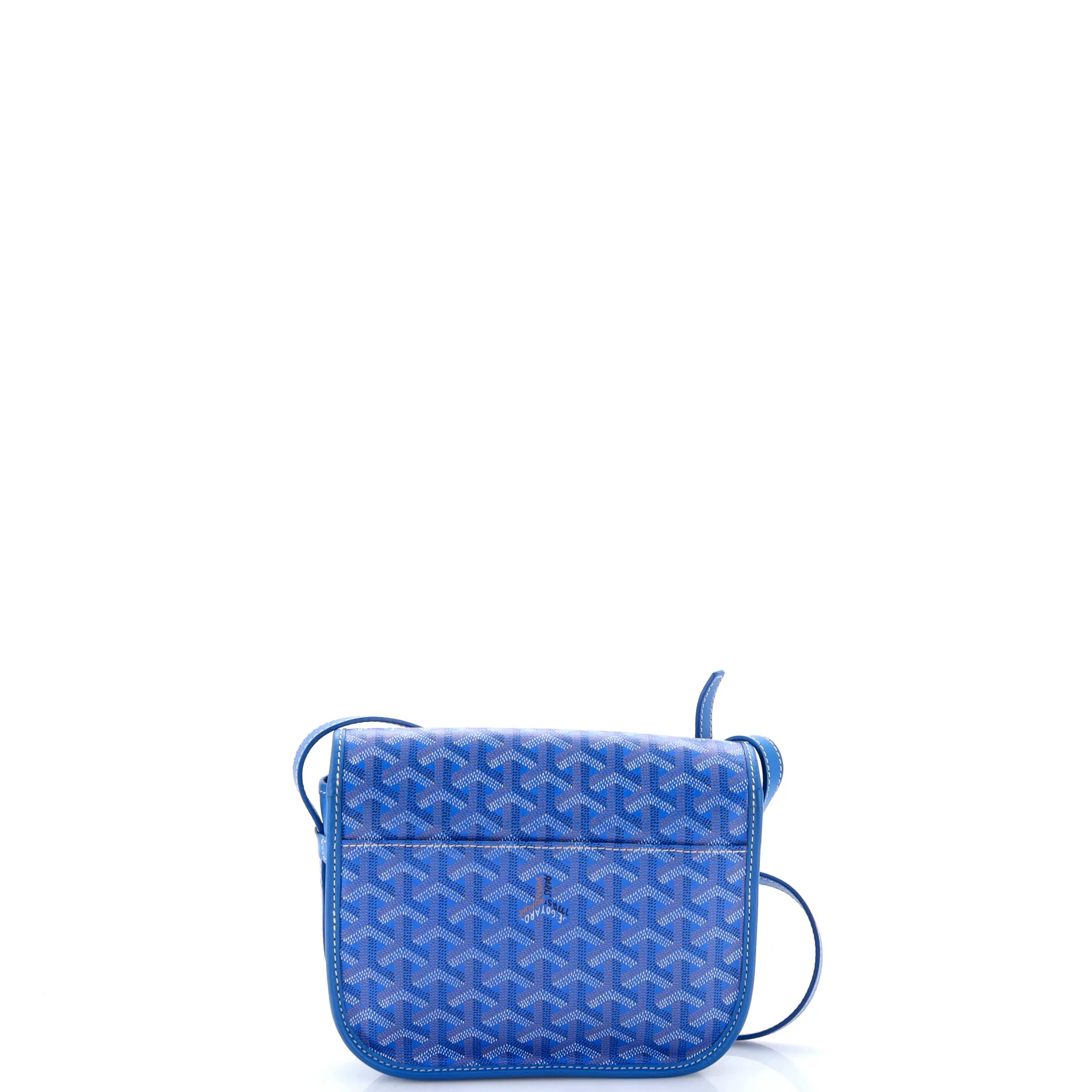 Belvedere Messenger Bag Coated Canvas with Leather PM - Image 3