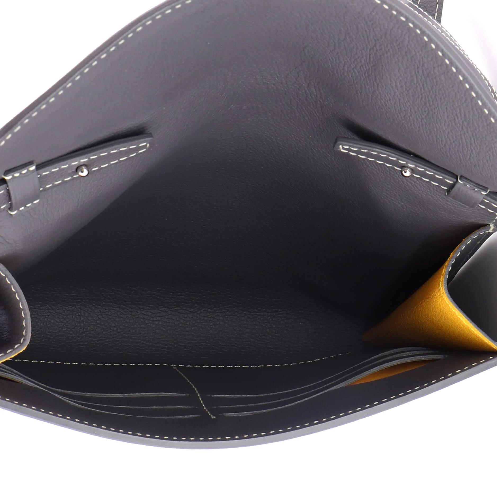 Chypre Wallet on Strap Coated Canvas with Leather - Image 5