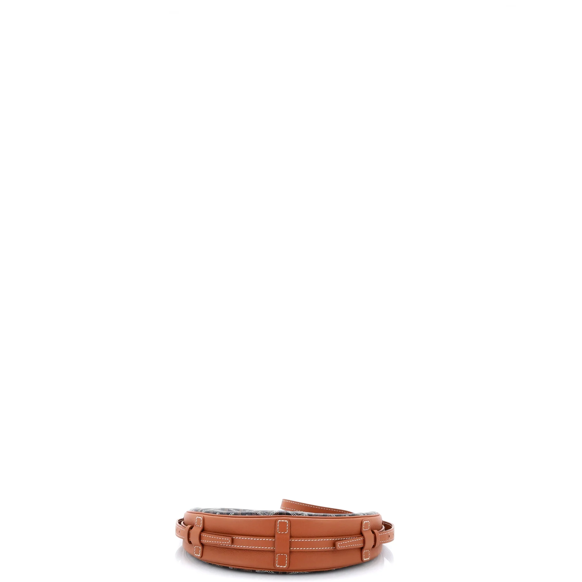 Hirondelle Shoulder Bag Coated Canvas and Leather - Image 4