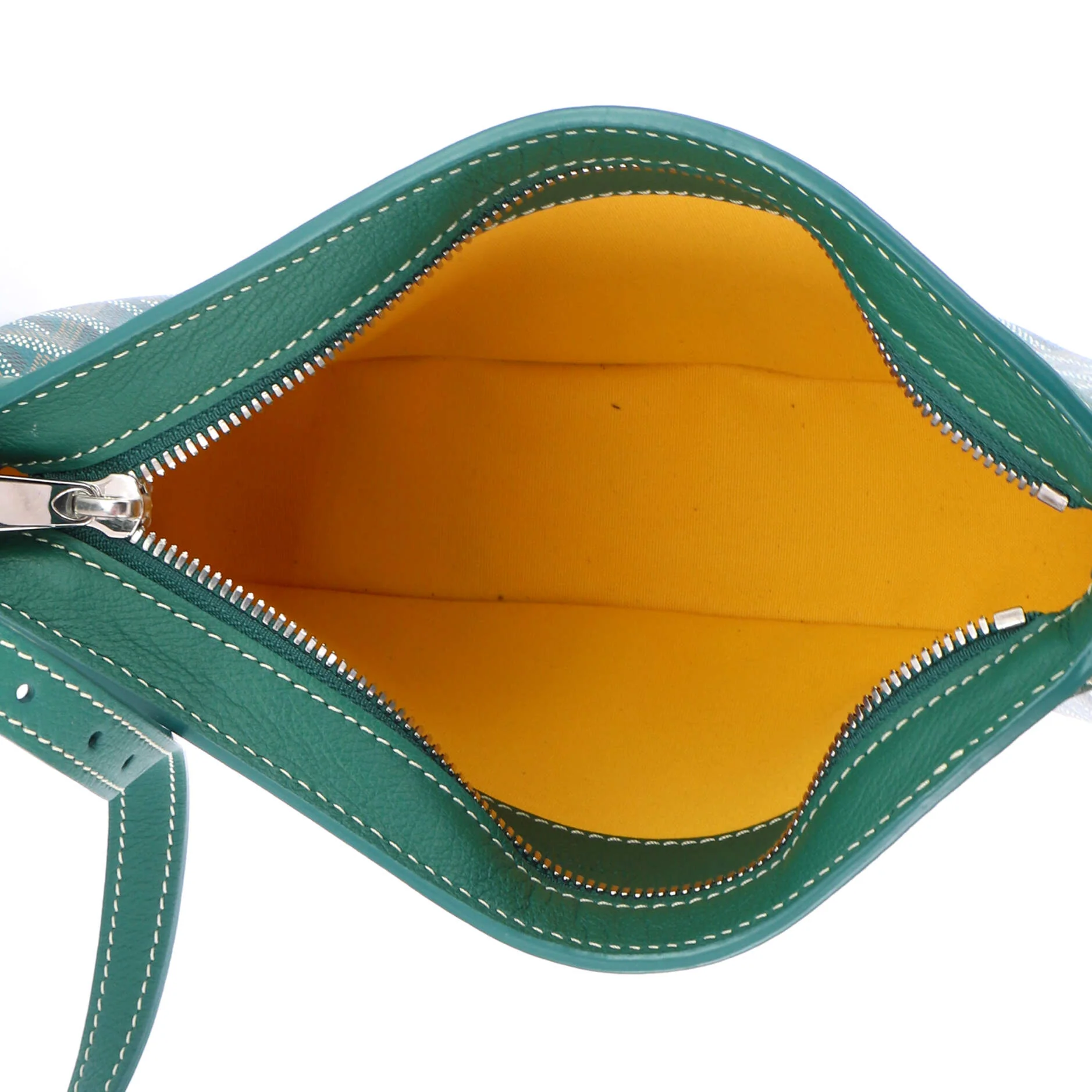 Hirondelle Shoulder Bag Coated Canvas and Leather - Image 5