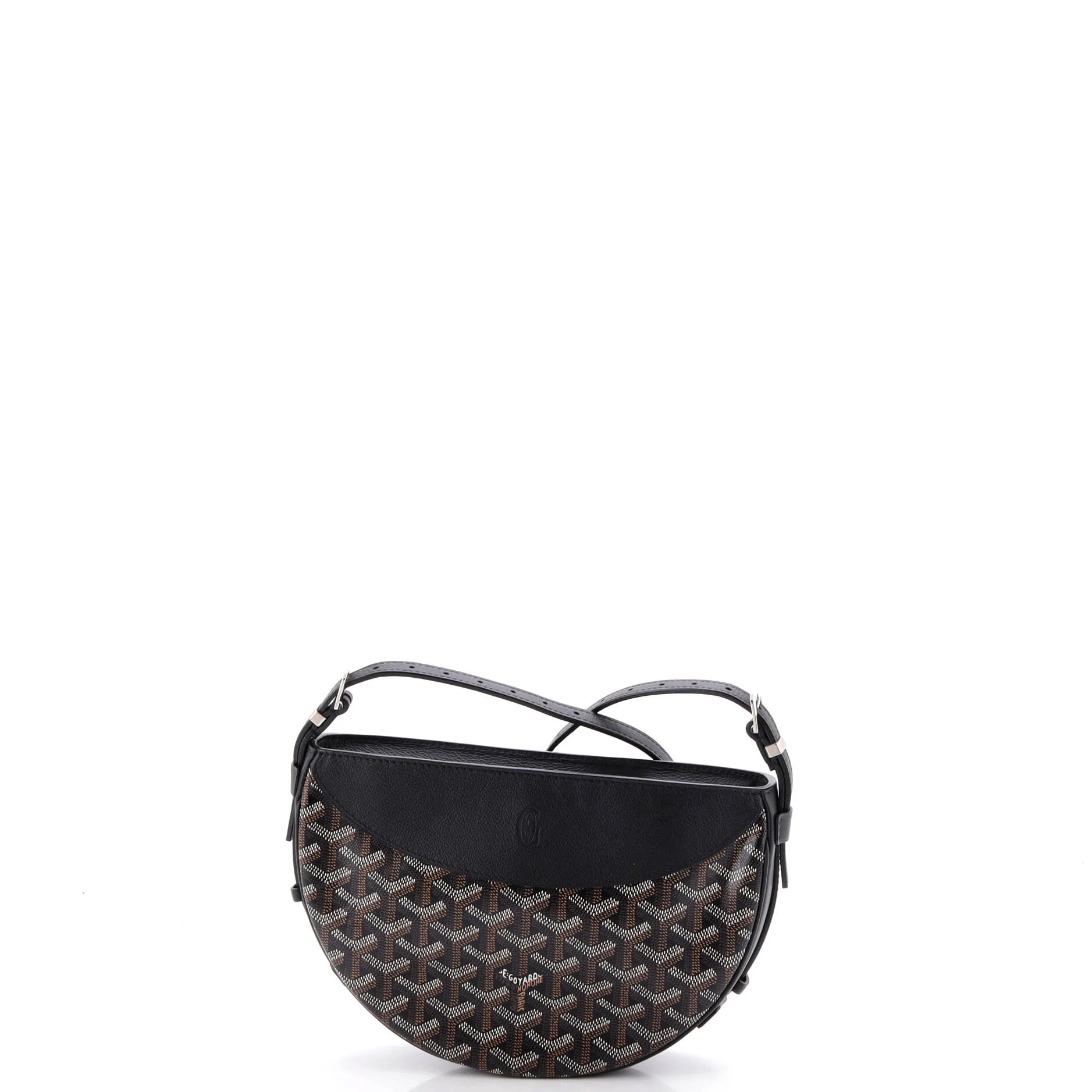 Hirondelle Shoulder Bag Coated Canvas and Leather - Image 3