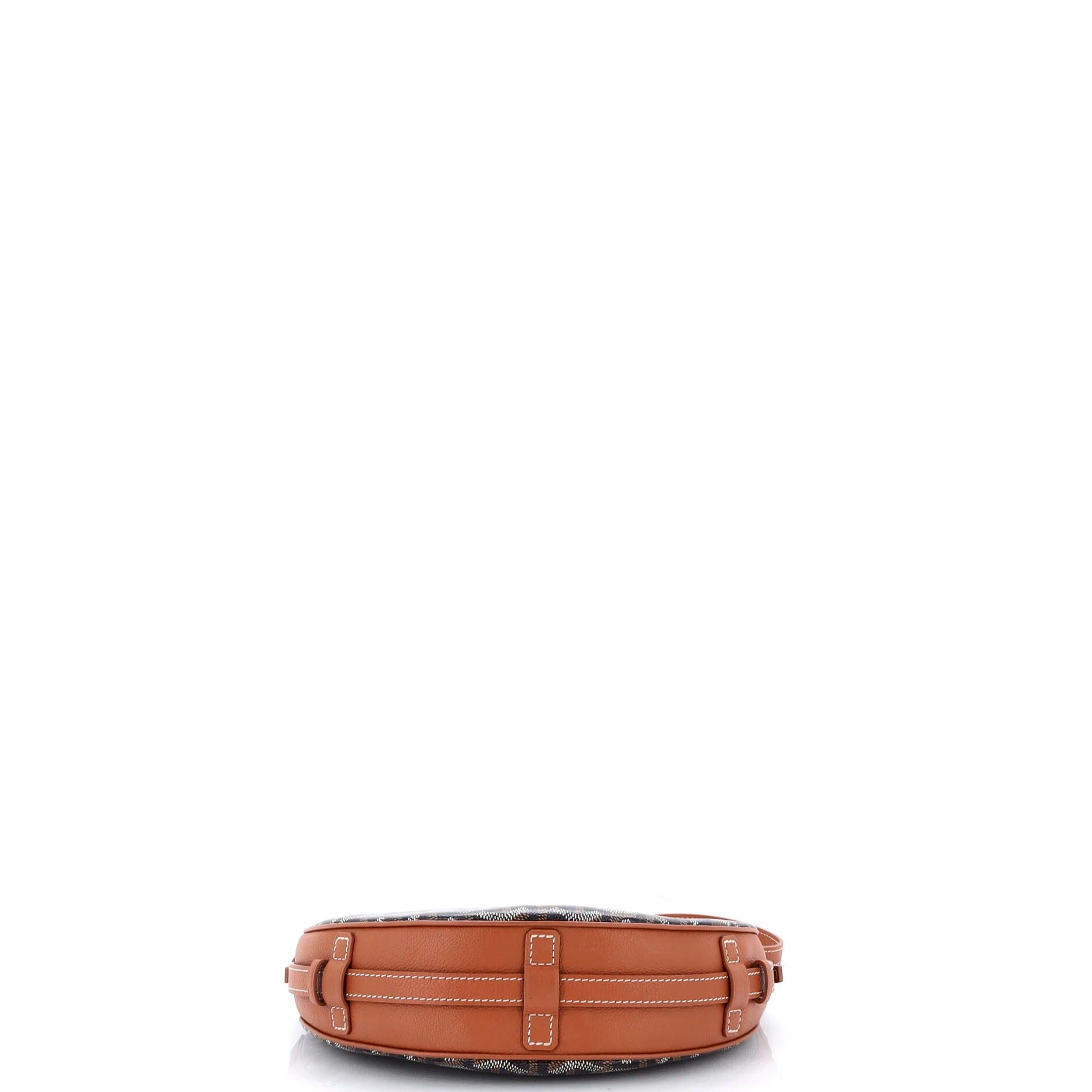 Hirondelle Shoulder Bag Coated Canvas and Leather - Image 4