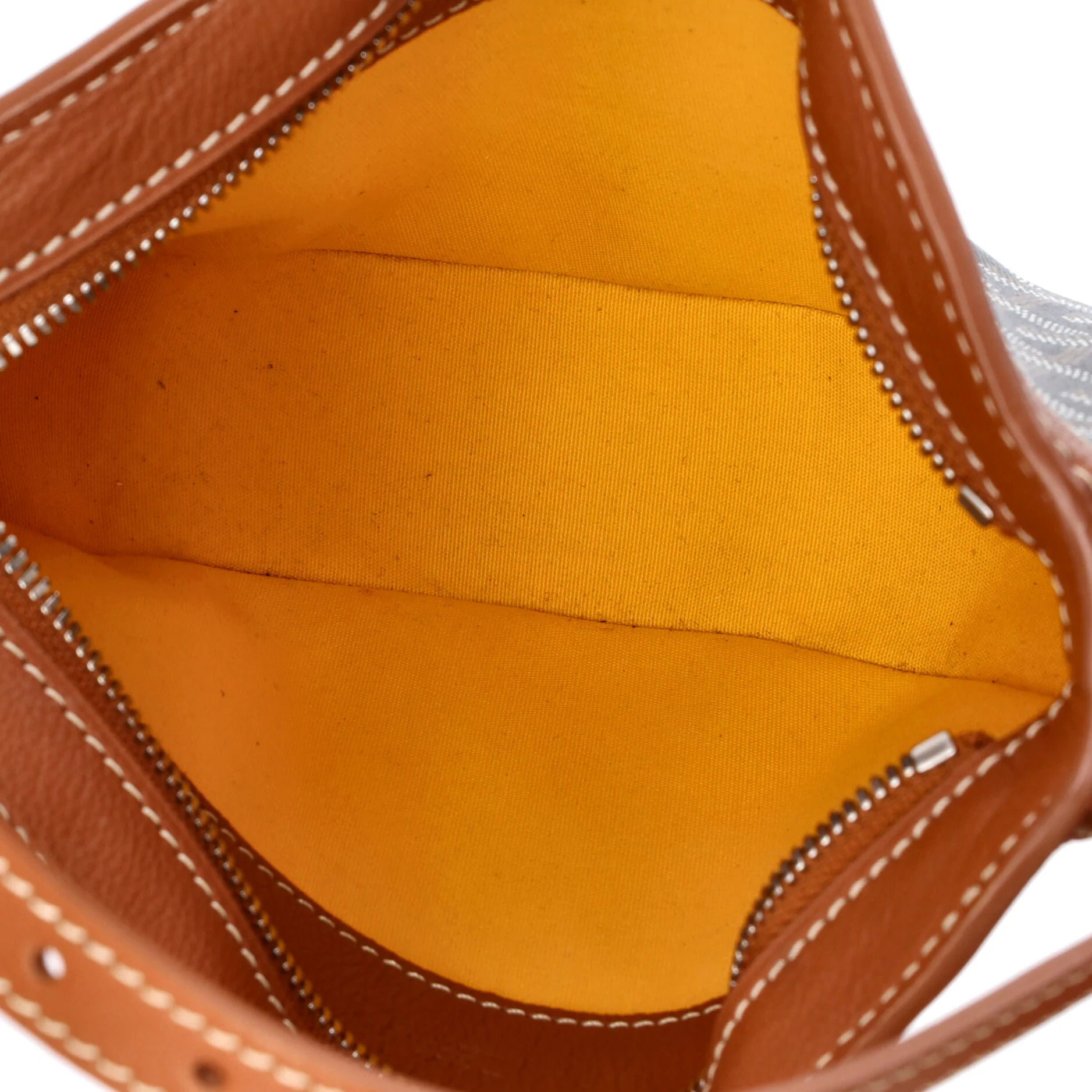 Hirondelle Shoulder Bag Coated Canvas and Leather - Image 5