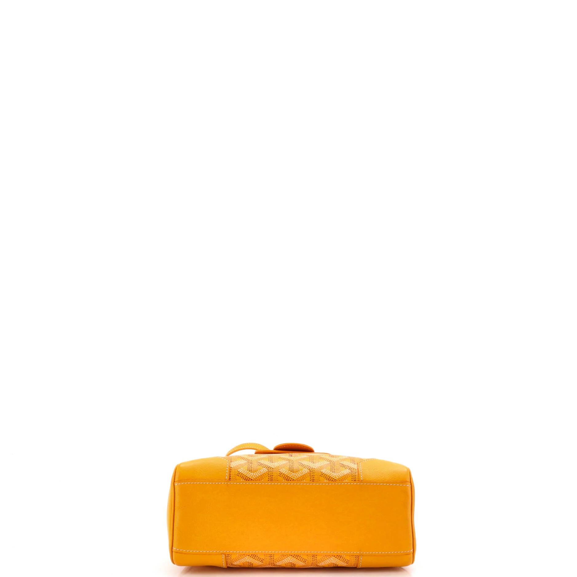 Saigon Top Handle Bag Coated Canvas with Leather Mini - Image 4