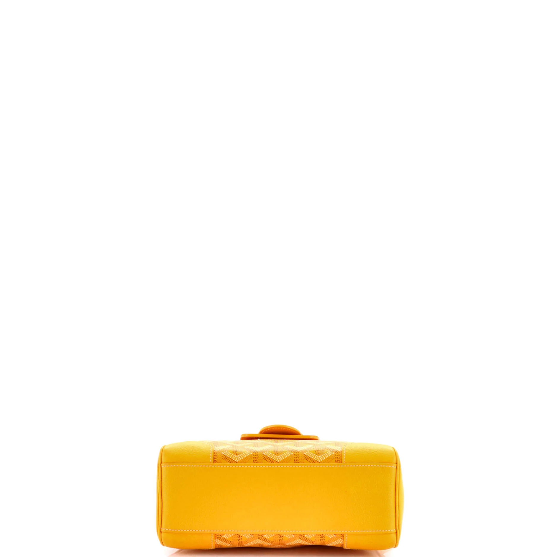 Saigon Top Handle Bag Coated Canvas with Leather Mini - Image 4