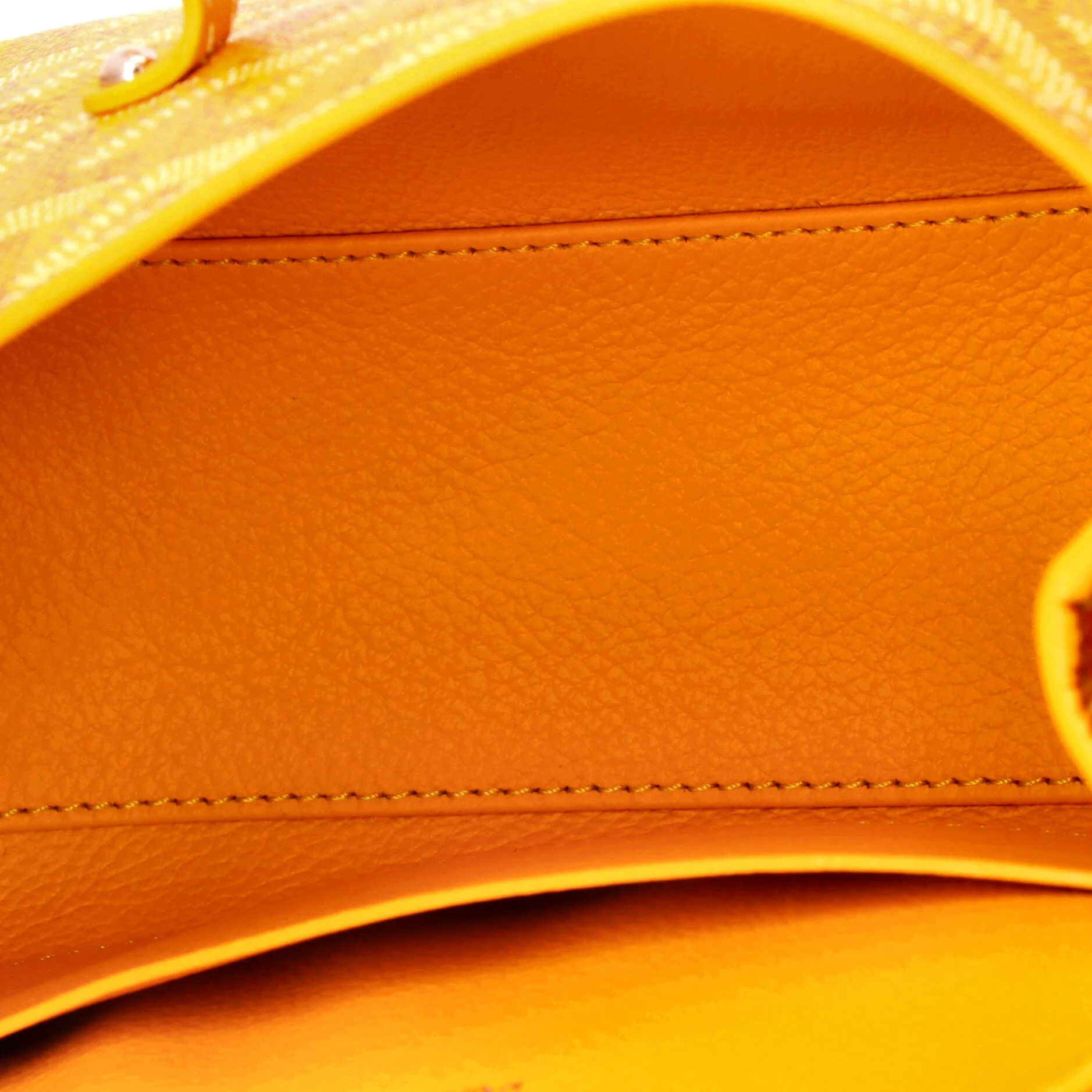 Saigon Top Handle Bag Coated Canvas with Leather Mini - Image 5
