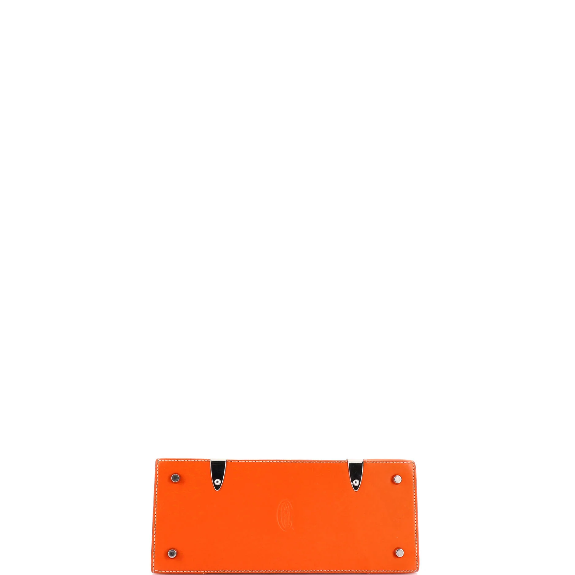 Saigon Top Handle Bag Coated Canvas with Leather PM - Image 4