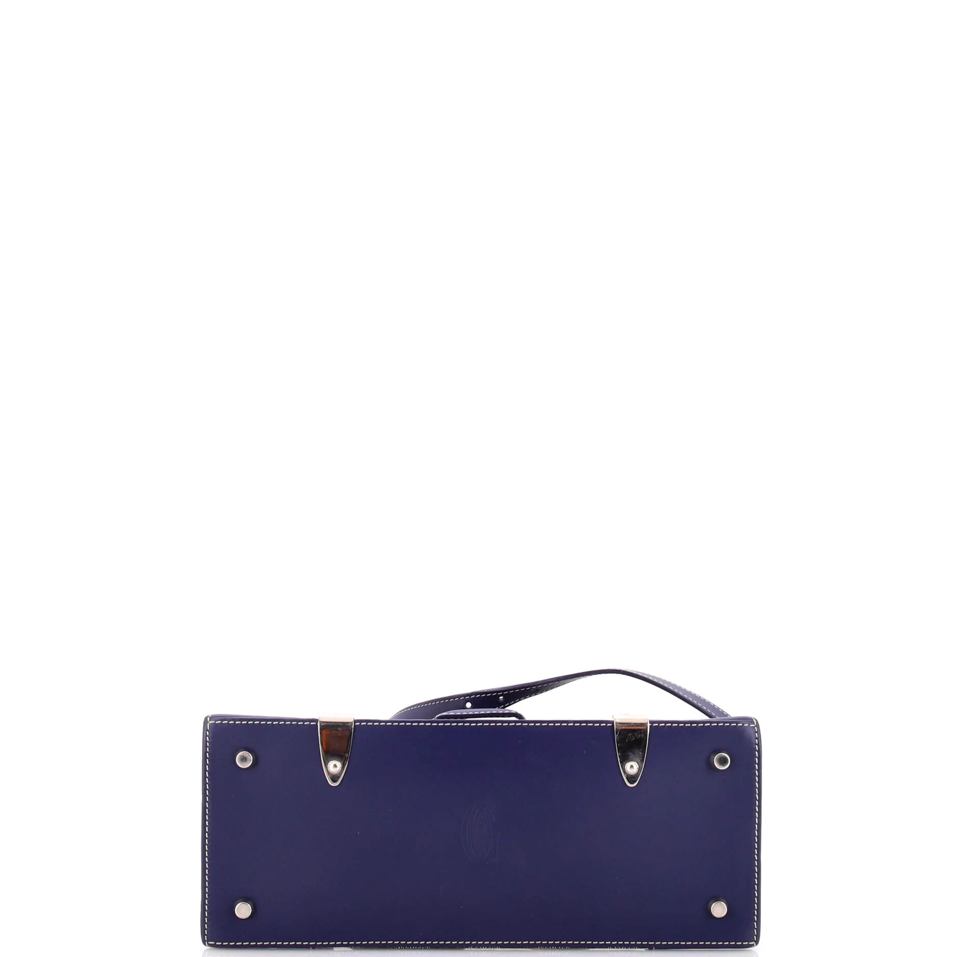 Saigon Top Handle Bag Coated Canvas with Leather PM - Image 4