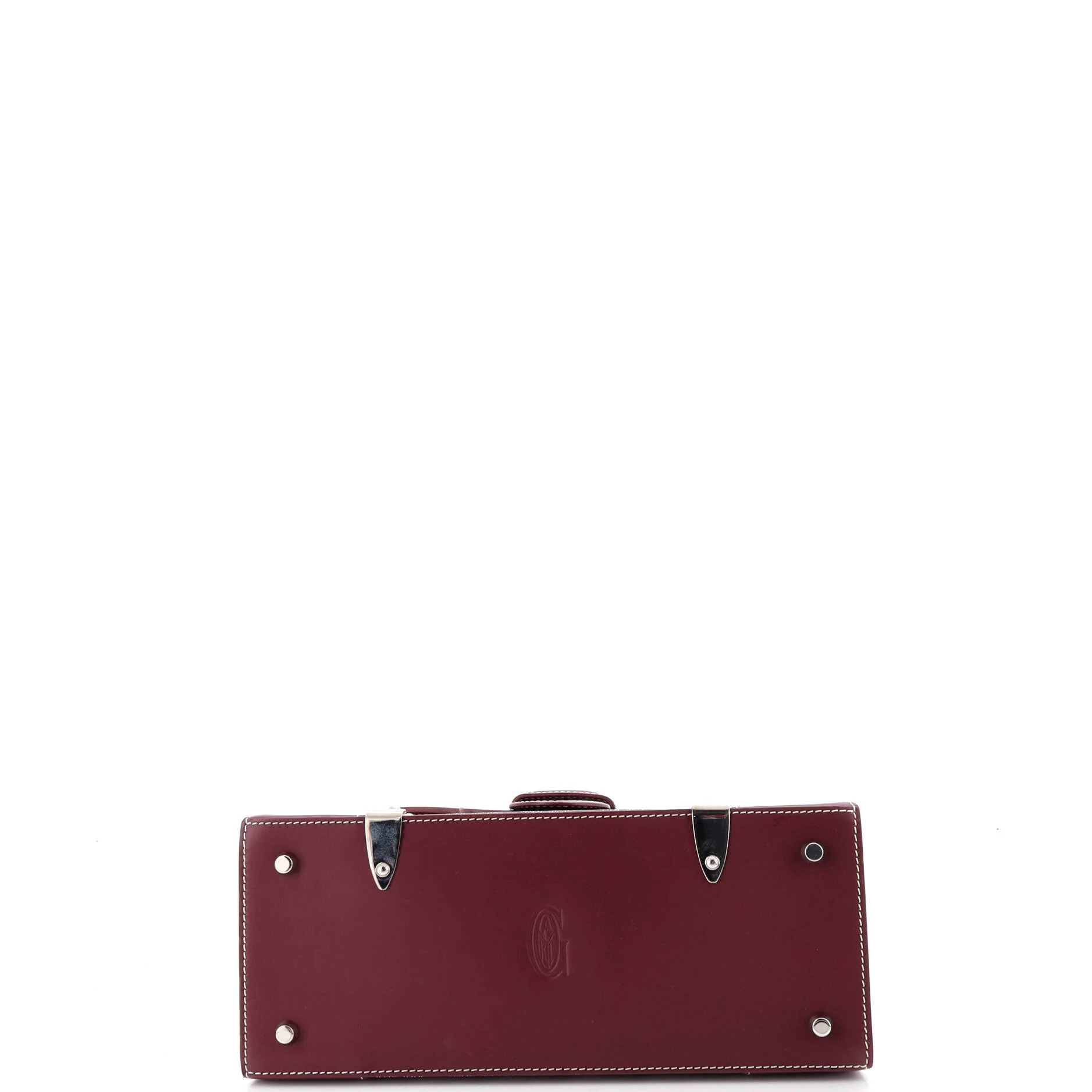 Saigon Top Handle Bag Coated Canvas with Leather PM - Image 4