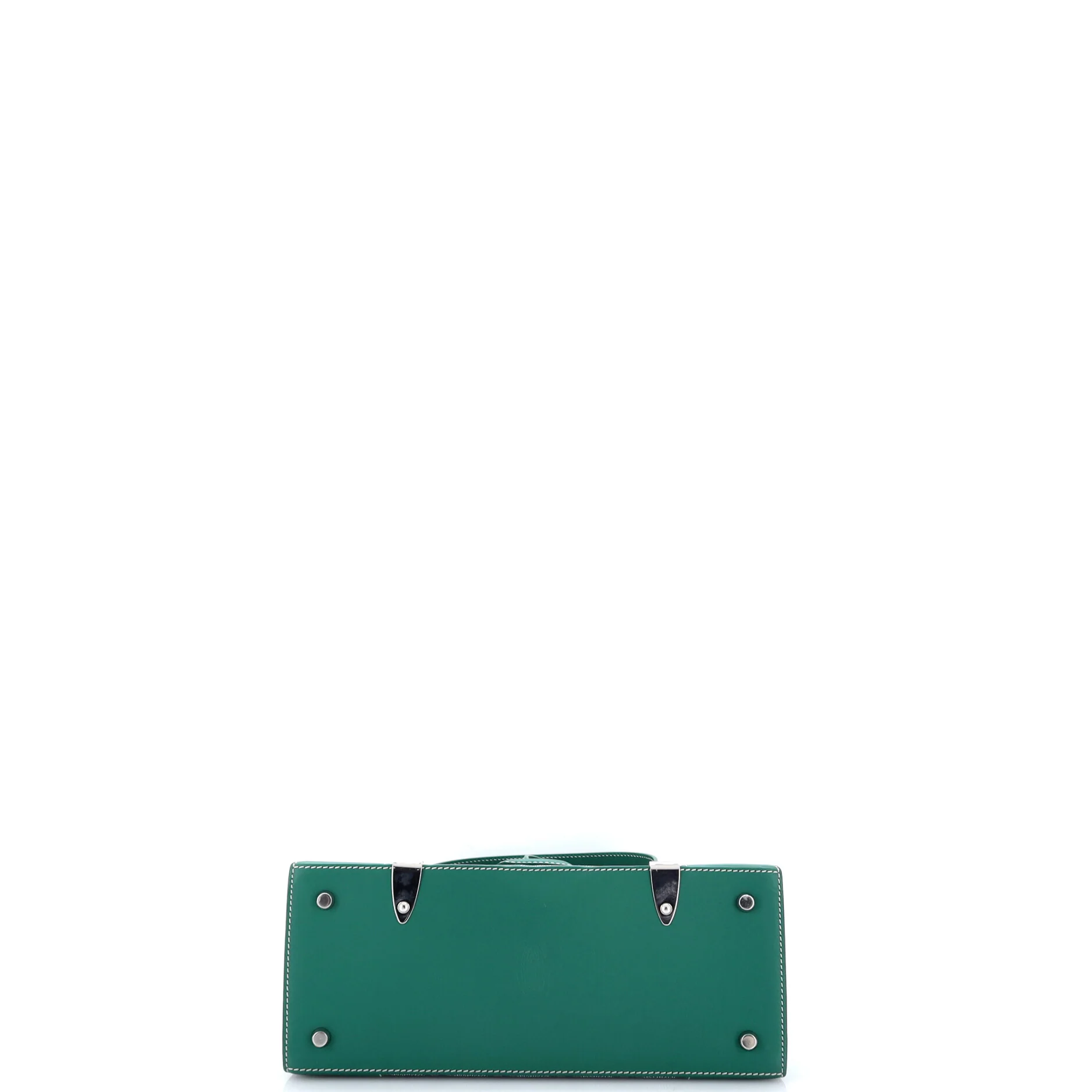 Saigon Top Handle Bag Coated Canvas with Leather PM - Image 4