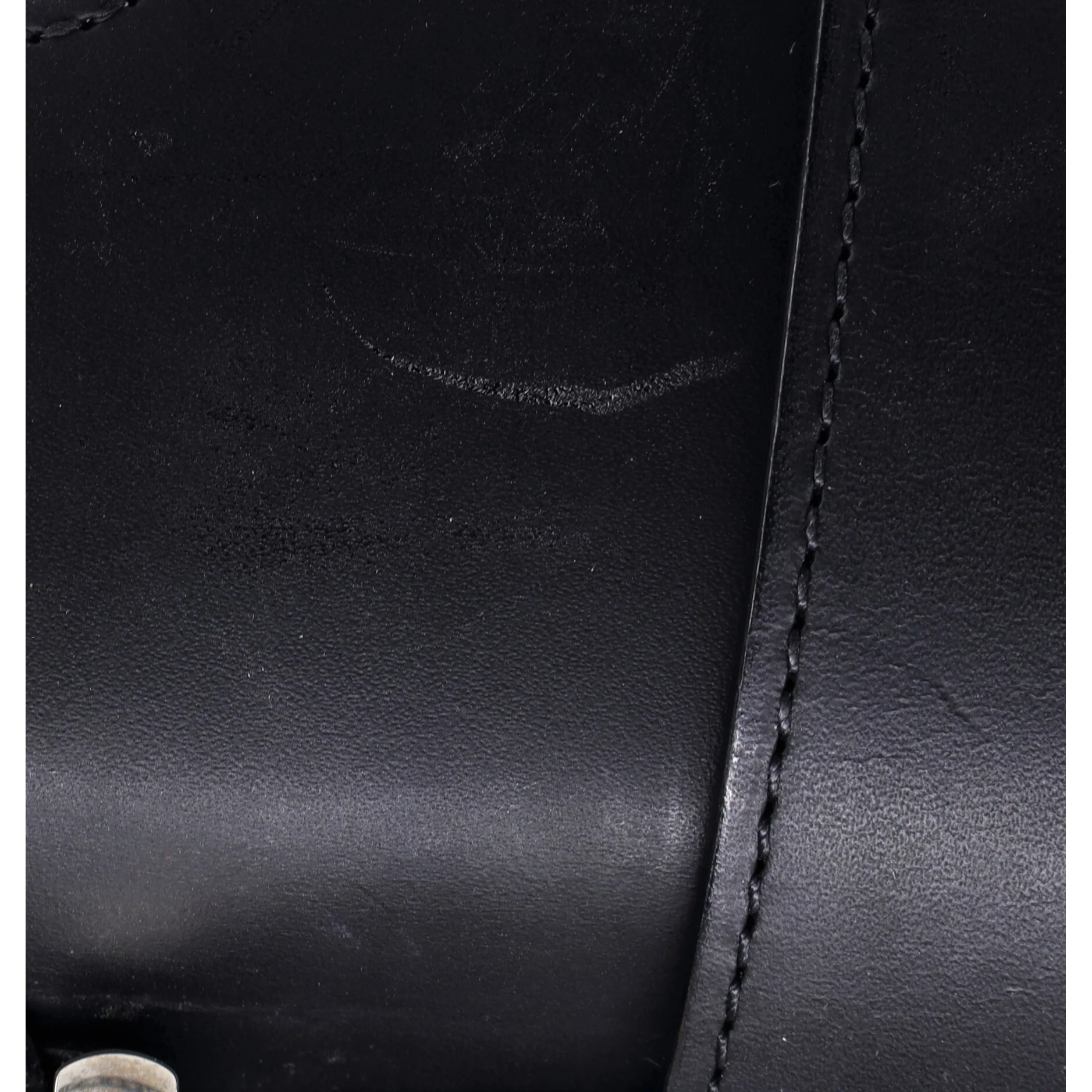 Saigon Top Handle Bag Coated Canvas with Leather PM - Image 6