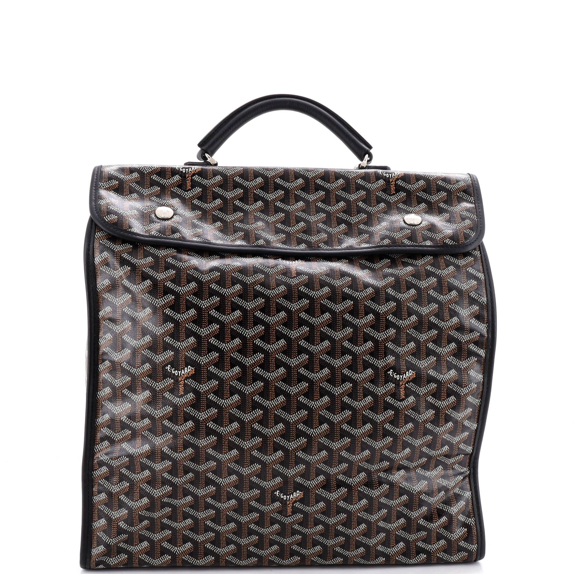 Saint Leger Briefcase Backpack Coated Canvas