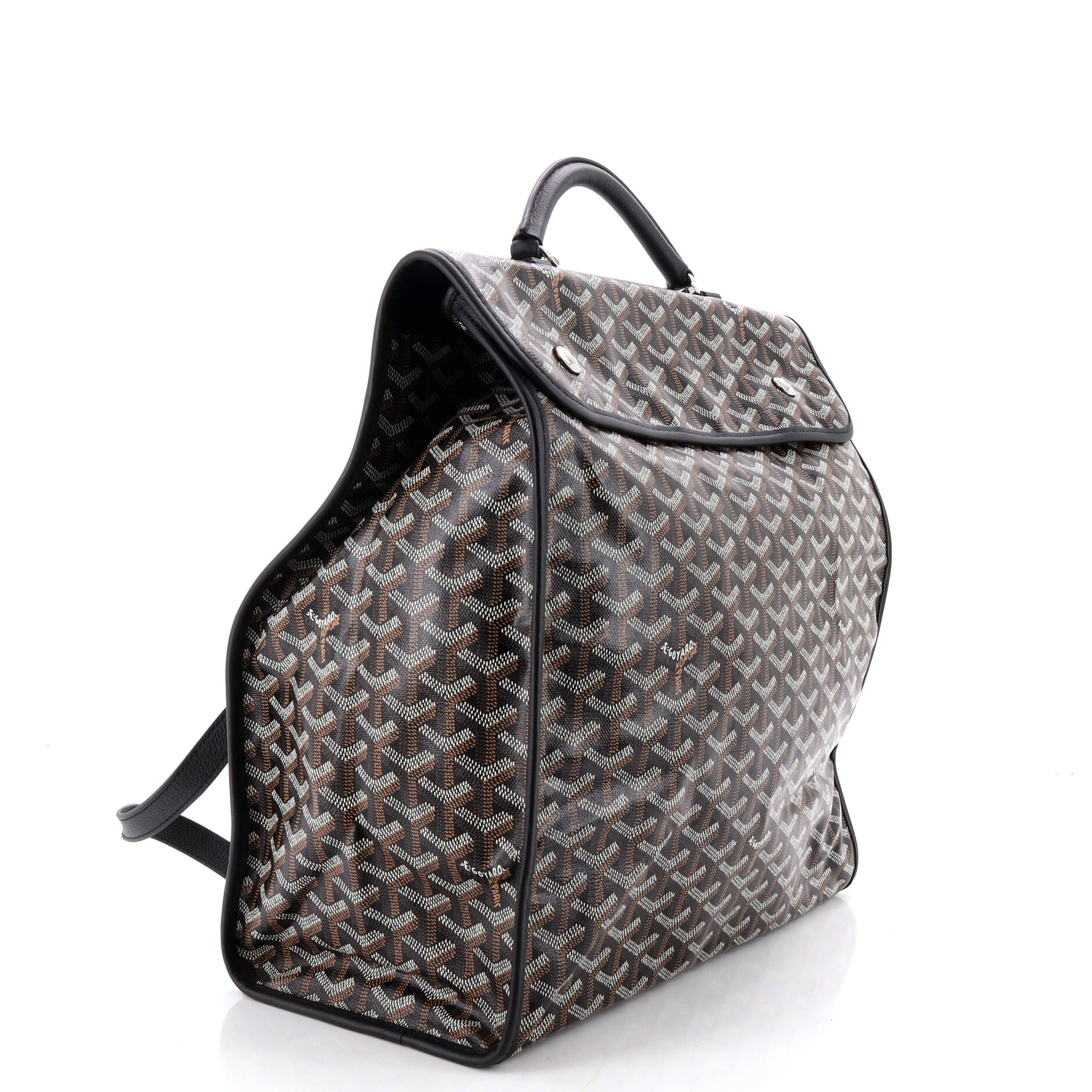 Saint Leger Briefcase Backpack Coated Canvas - Image 2