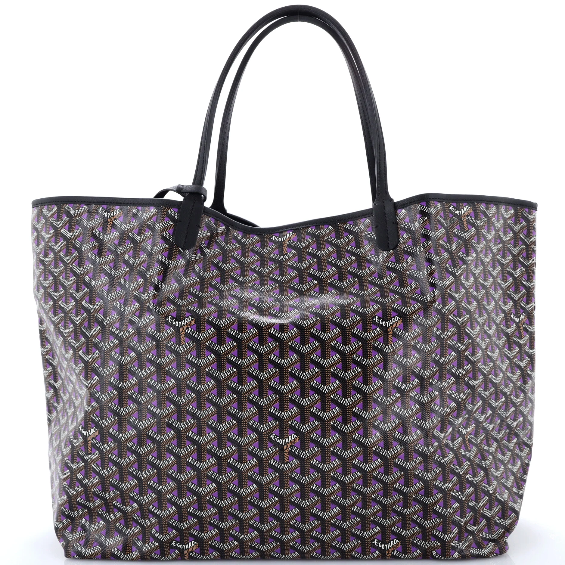 Saint Louis Tote Claire Voie Coated Canvas GM